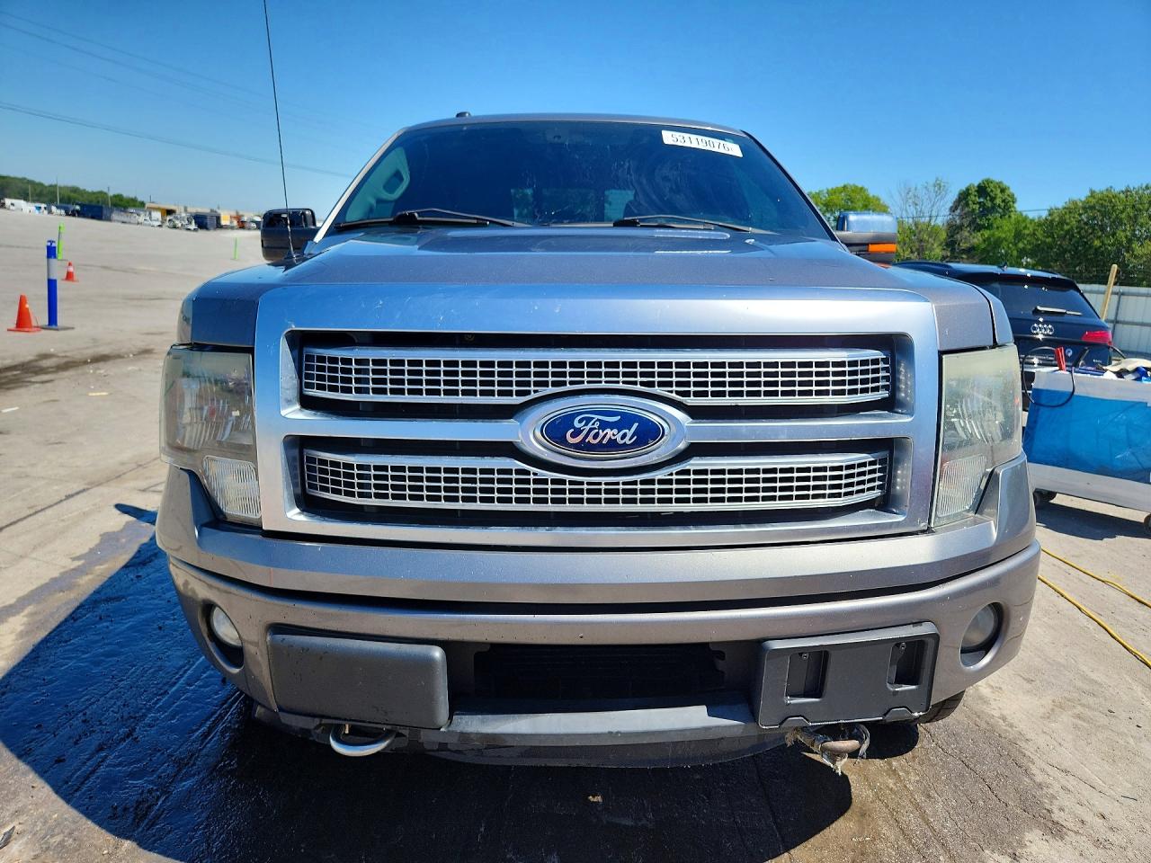 2012 Ford F150 Supercrew Gray vin: 1FTFW1ET3CFA88481