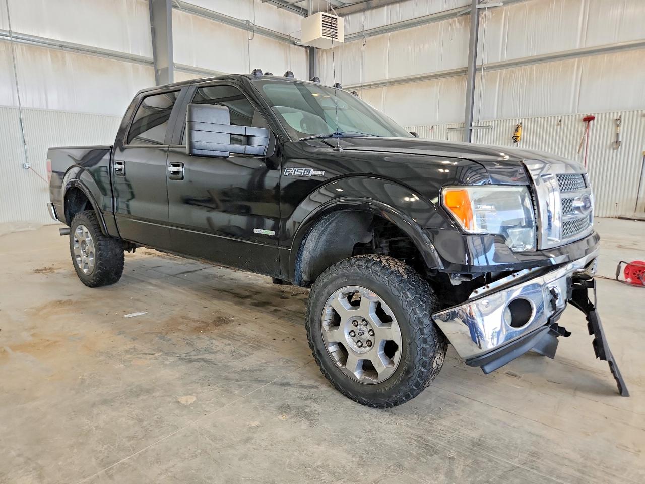 2012 Ford F150 Supercrew Black vin: 1FTFW1ET3CFA90750