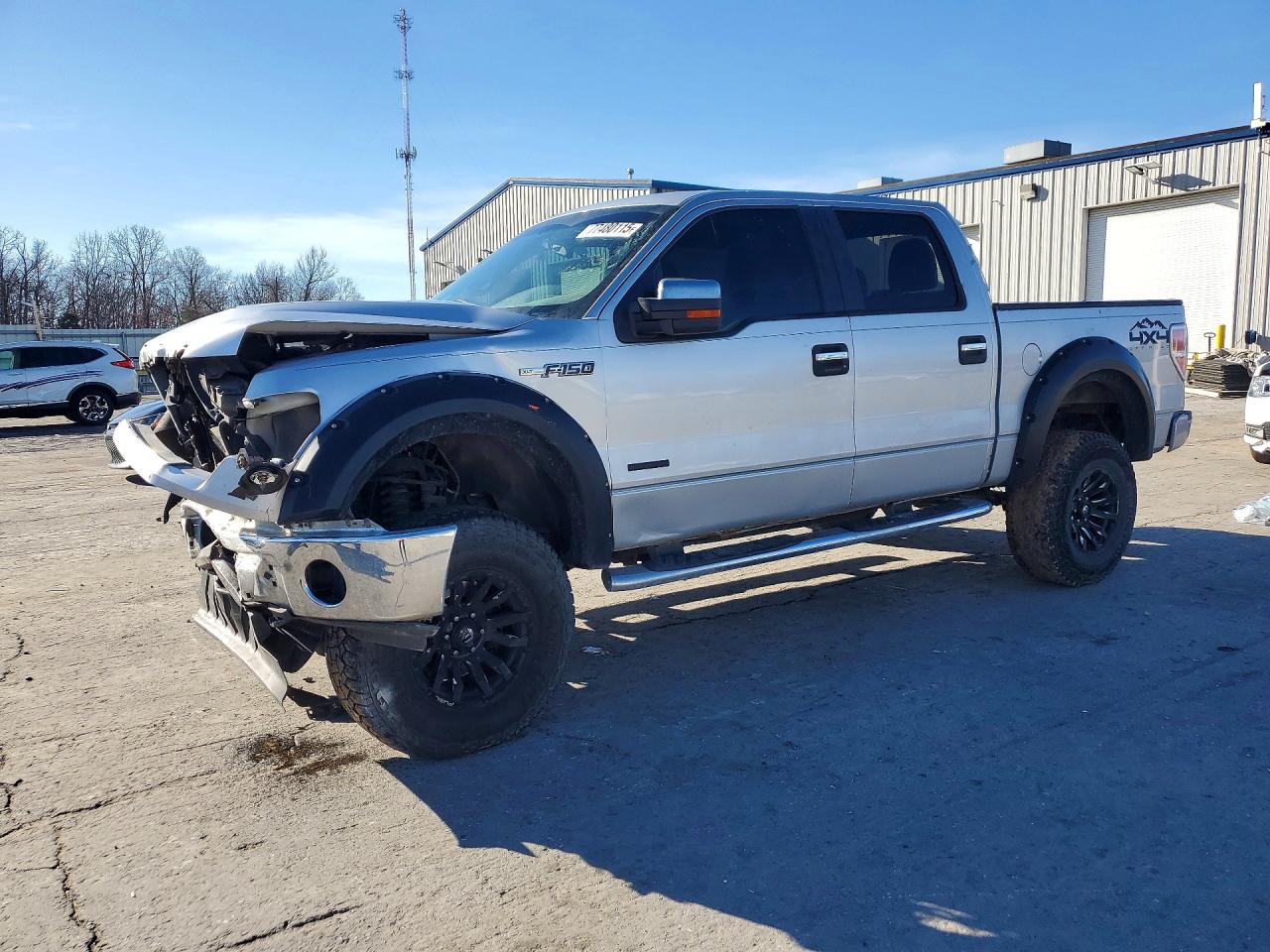 2012 Ford F150 Supercrew Silver vin: 1FTFW1ET3CFC97705