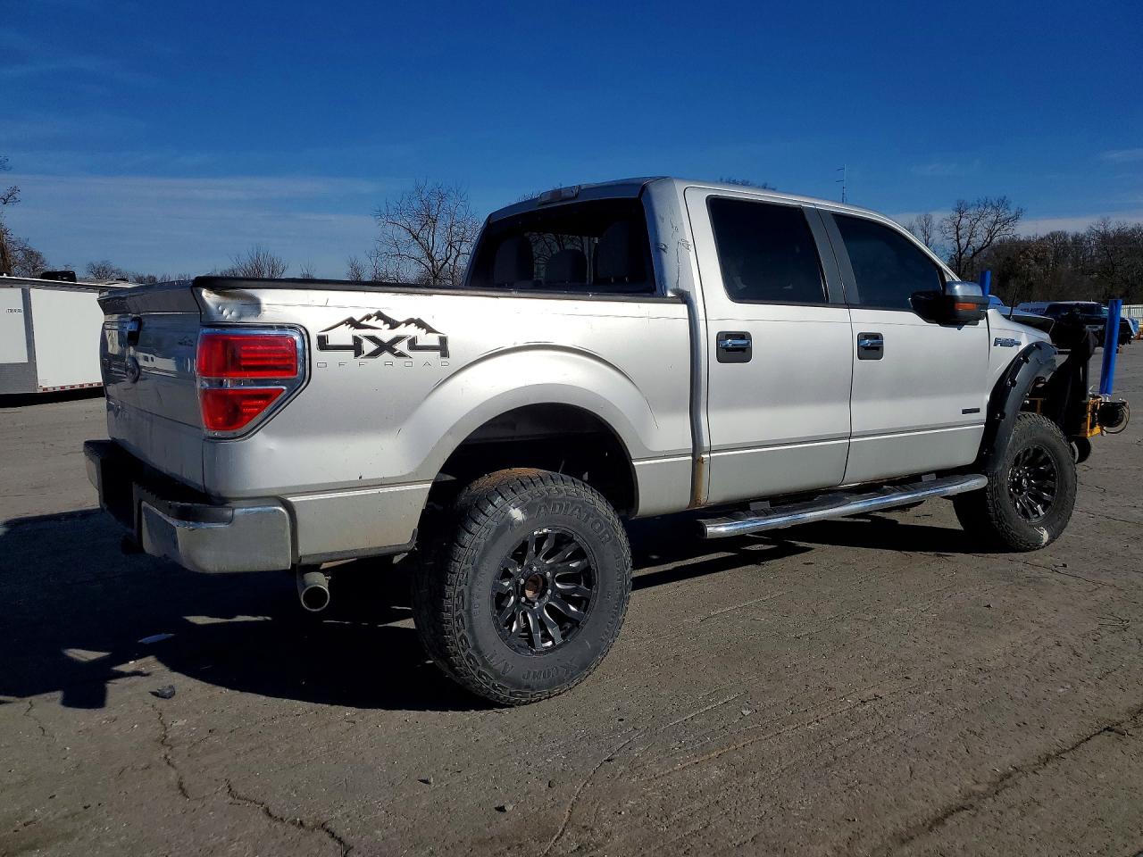 2012 Ford F150 Supercrew Silver vin: 1FTFW1ET3CFC97705