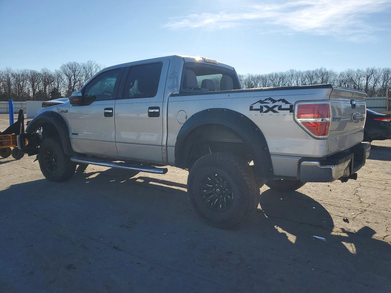 2012 Ford F150 Supercrew Silver vin: 1FTFW1ET3CFC97705