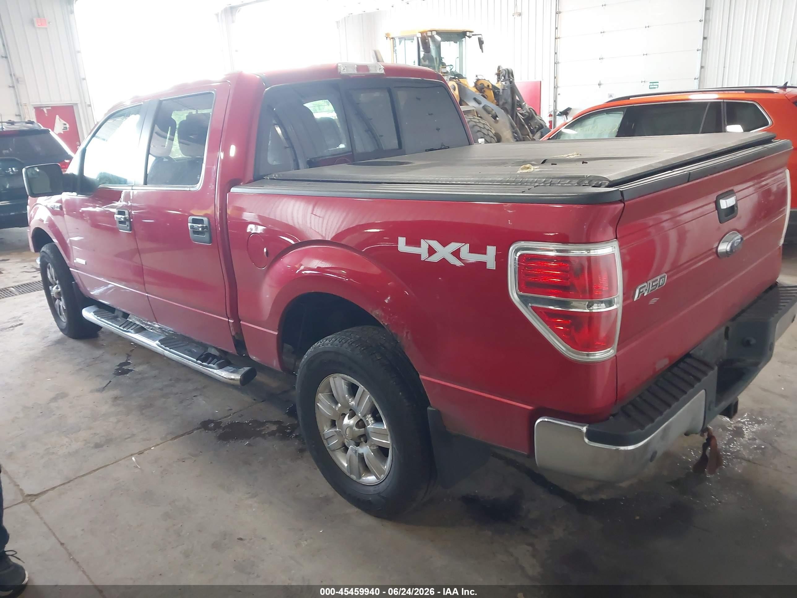 2012 Ford F-150 Fx4/king Ranch/lariat/platinum/xl/xlt Red vin: 1FTFW1ET3CFC98756