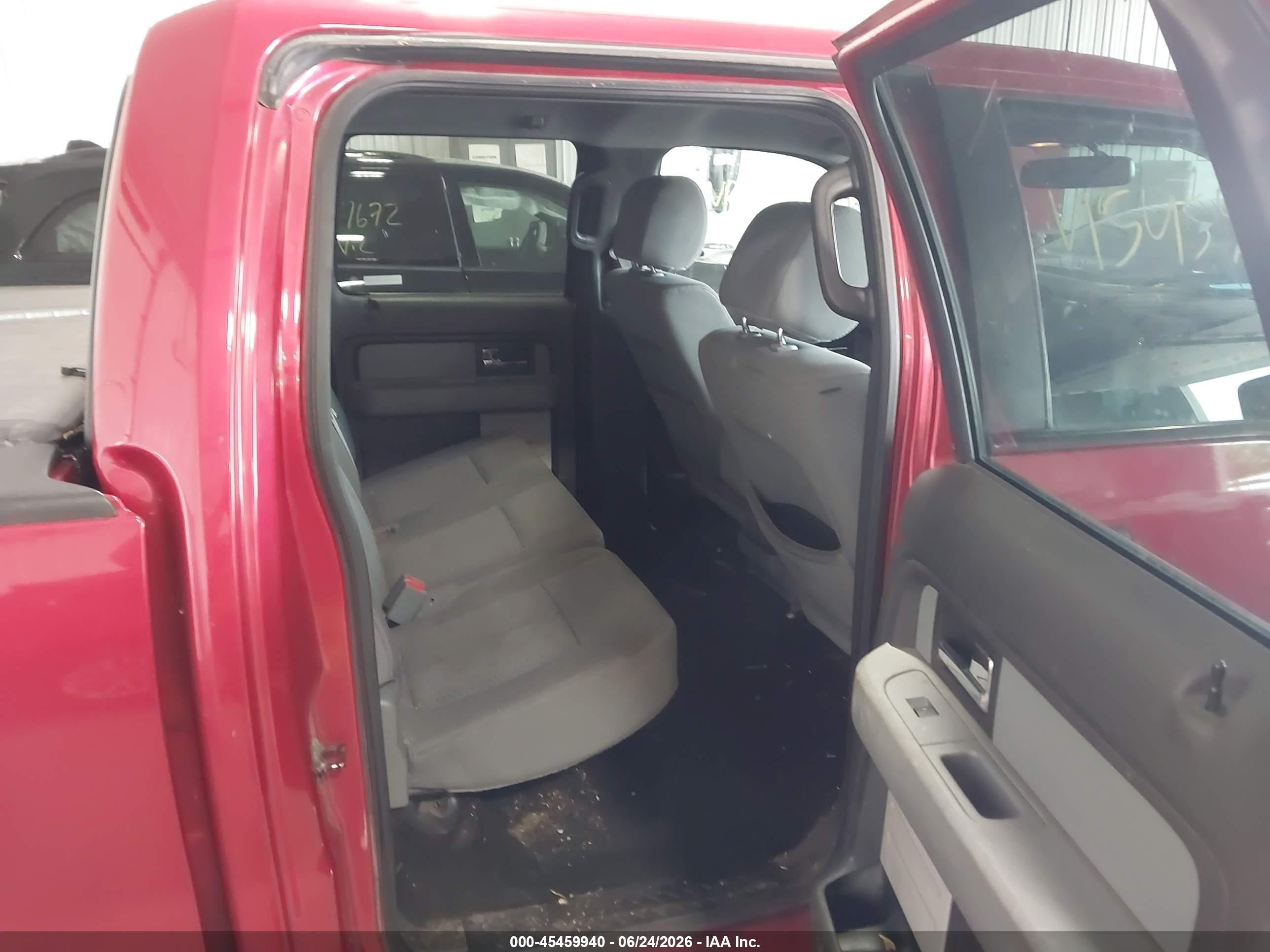 2012 Ford F-150 Fx4/king Ranch/lariat/platinum/xl/xlt Red vin: 1FTFW1ET3CFC98756