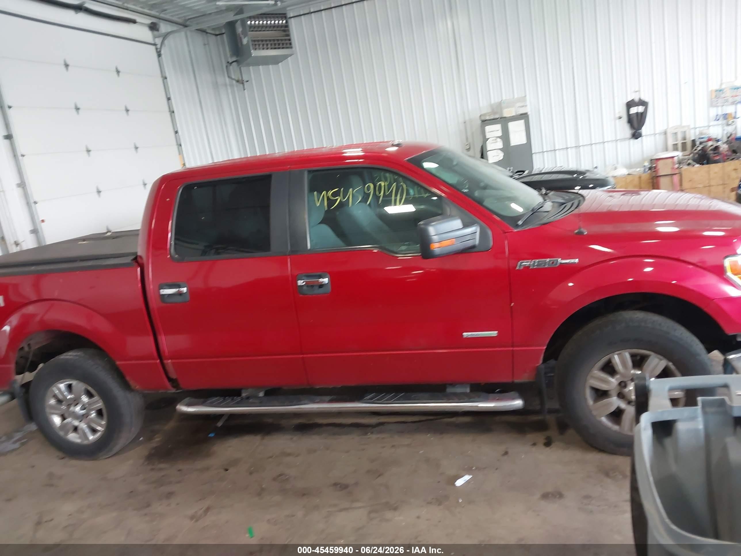2012 Ford F-150 Fx4/king Ranch/lariat/platinum/xl/xlt Red vin: 1FTFW1ET3CFC98756