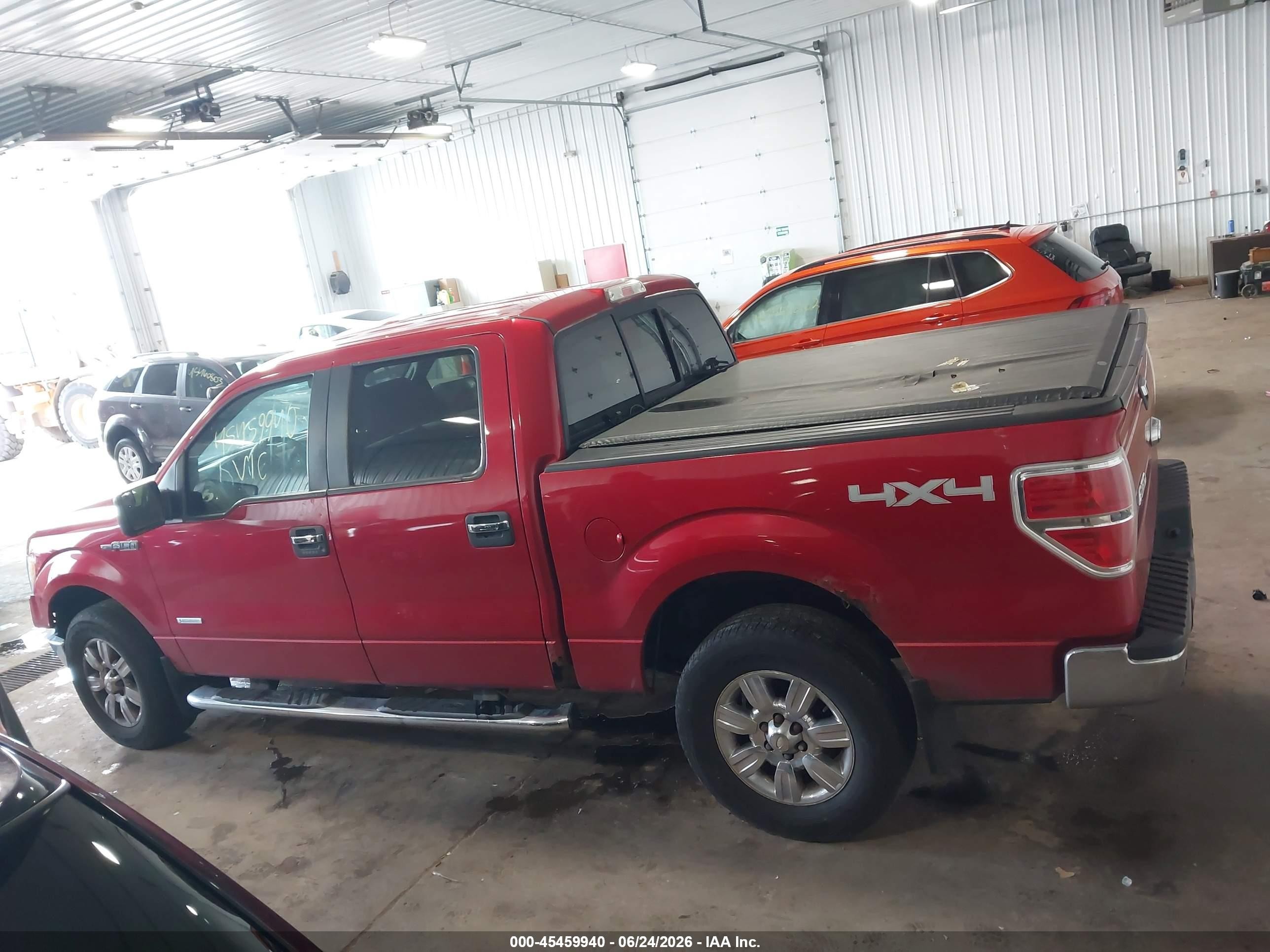 2012 Ford F-150 Fx4/king Ranch/lariat/platinum/xl/xlt Red vin: 1FTFW1ET3CFC98756