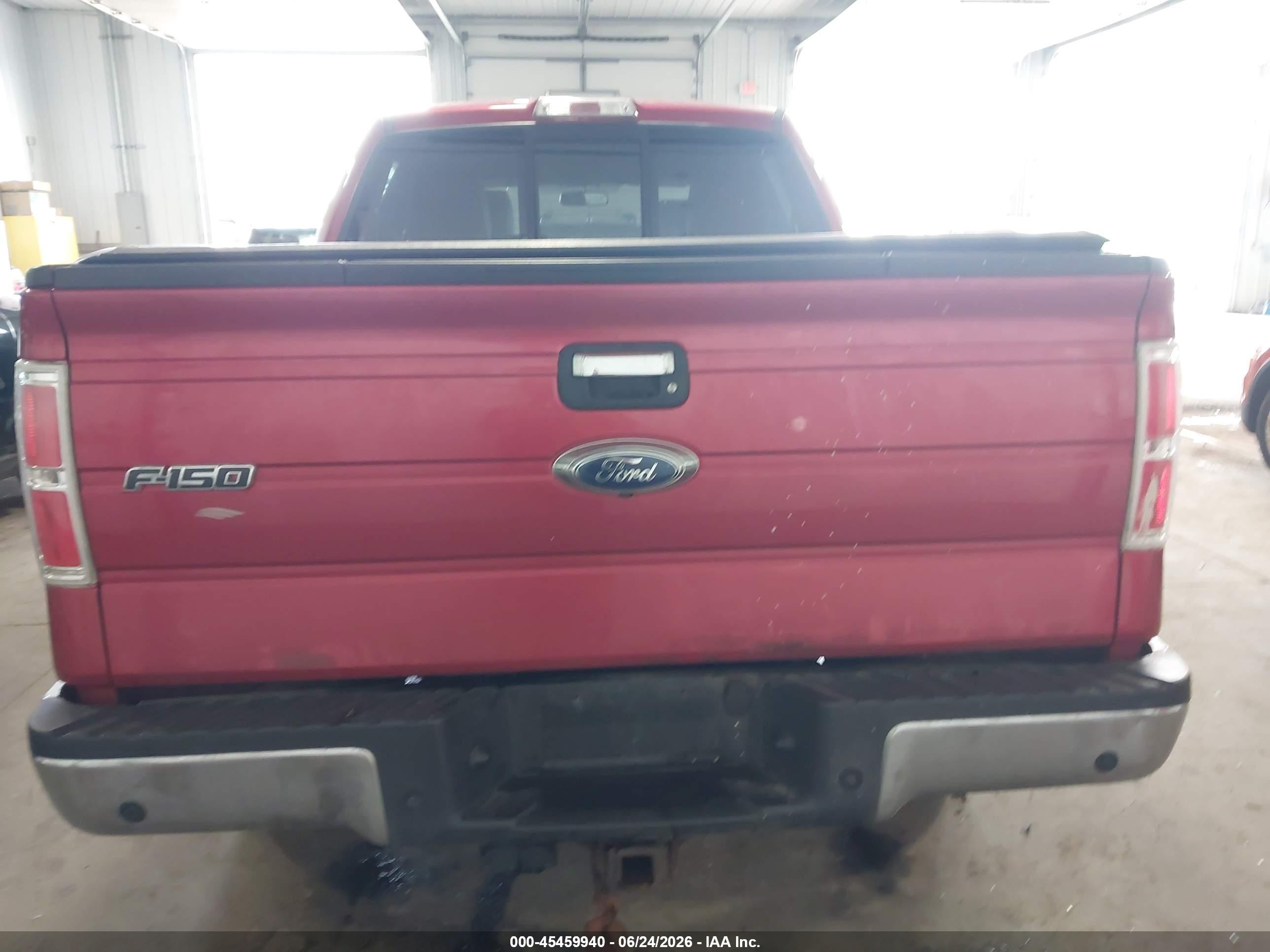 2012 Ford F-150 Fx4/king Ranch/lariat/platinum/xl/xlt Red vin: 1FTFW1ET3CFC98756