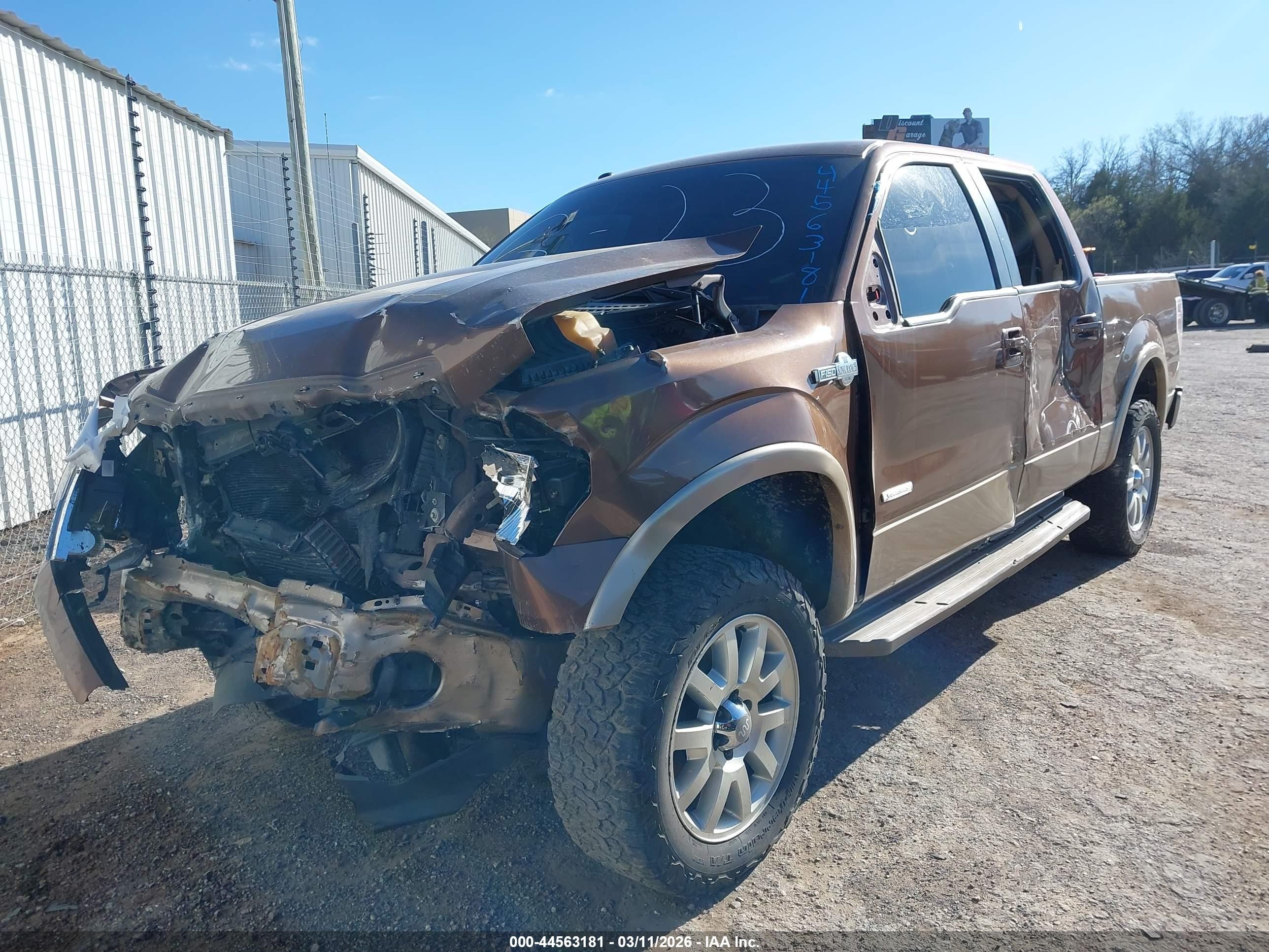 2012 Ford F-150 King Ranch Brown vin: 1FTFW1ET3CKD77738