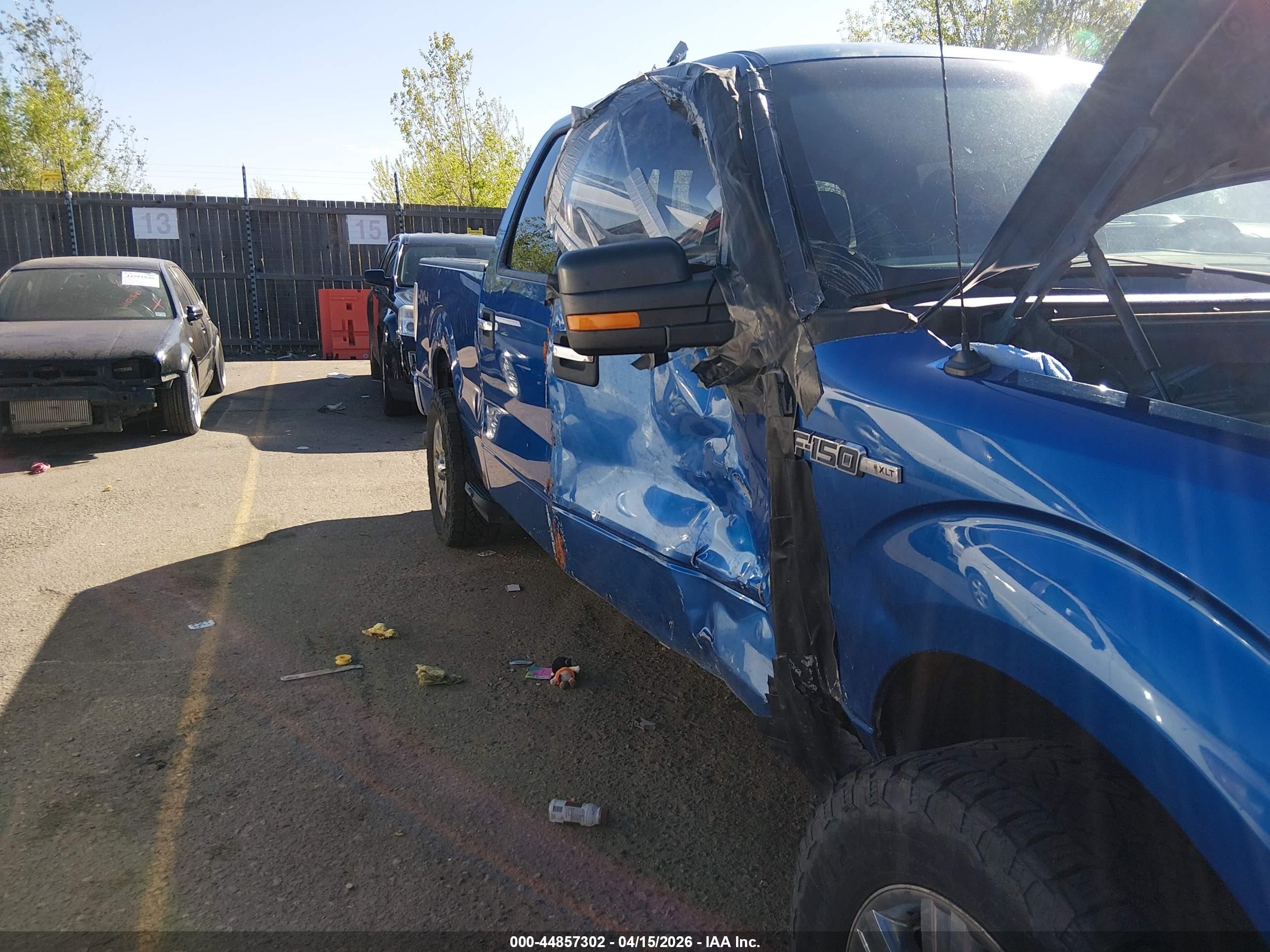 2012 Ford F-150 Xlt Blue vin: 1FTFW1ET3CKE24993