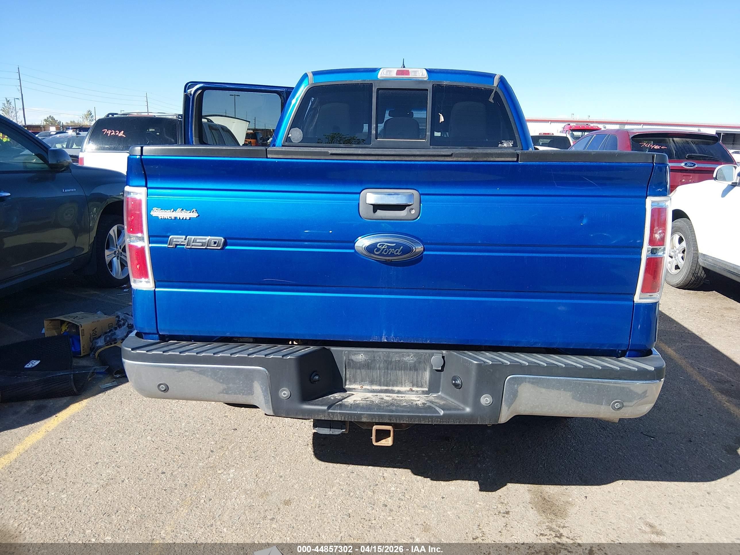 2012 Ford F-150 Xlt Blue vin: 1FTFW1ET3CKE24993
