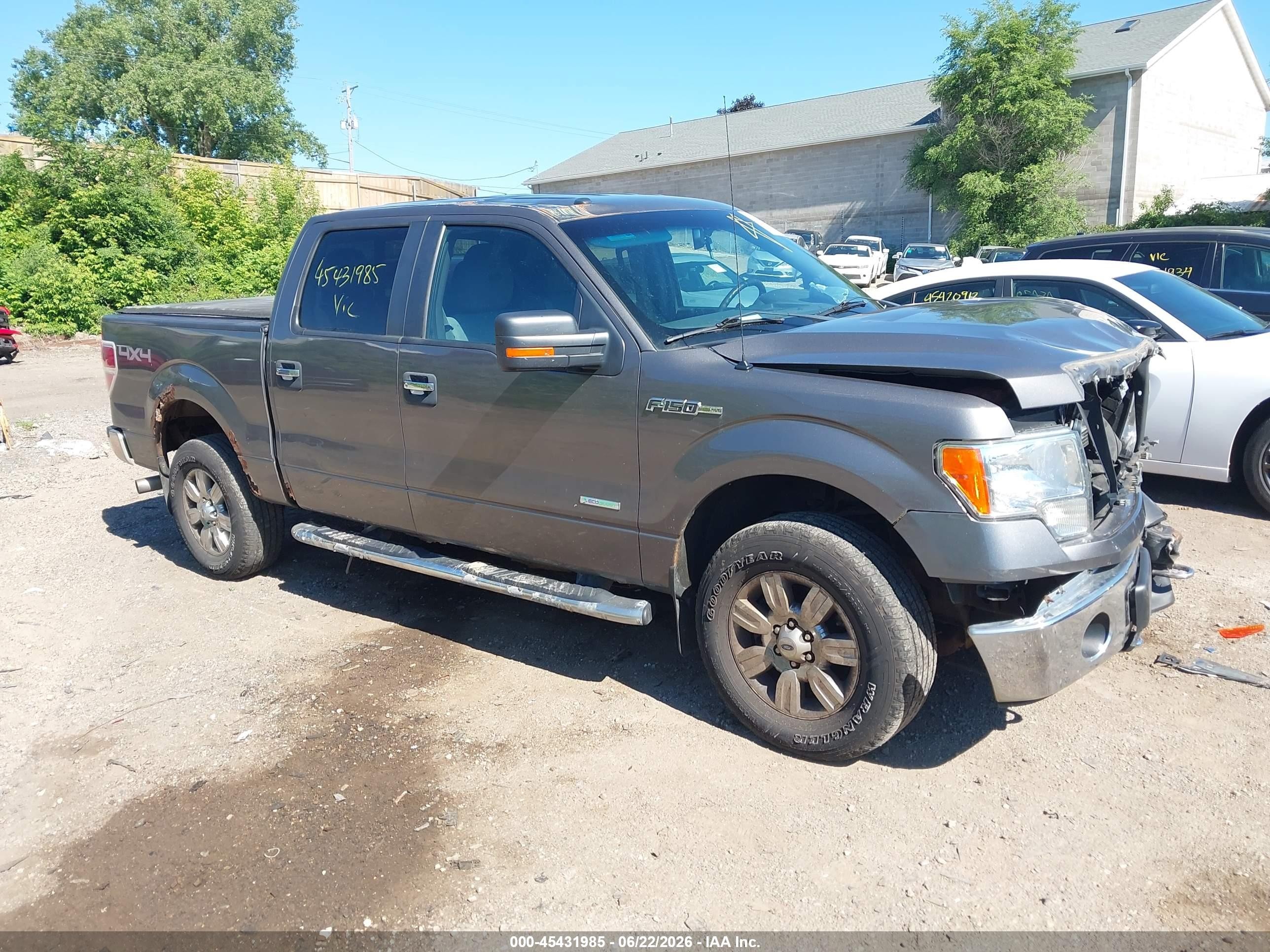 2012 Ford F-150 Fx4/king Ranch/lariat/platinum/xl/xlt Gray vin: 1FTFW1ET3CKE35119