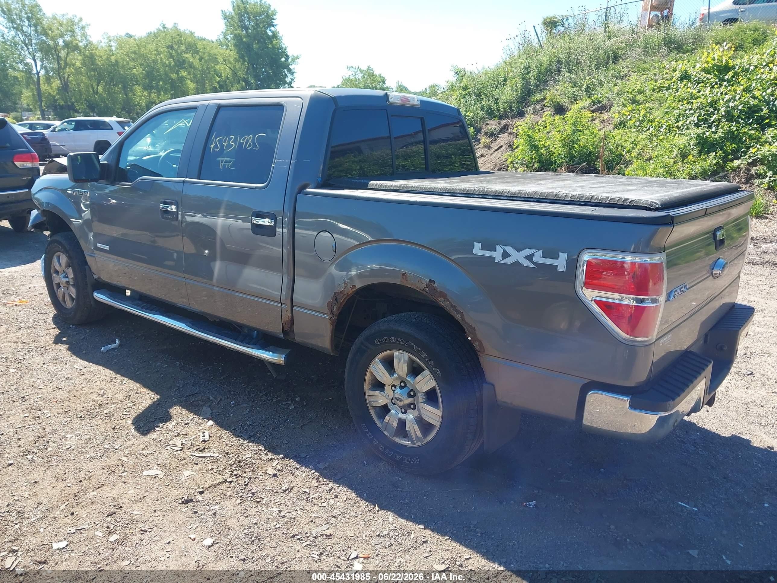 2012 Ford F-150 Fx4/king Ranch/lariat/platinum/xl/xlt Gray vin: 1FTFW1ET3CKE35119