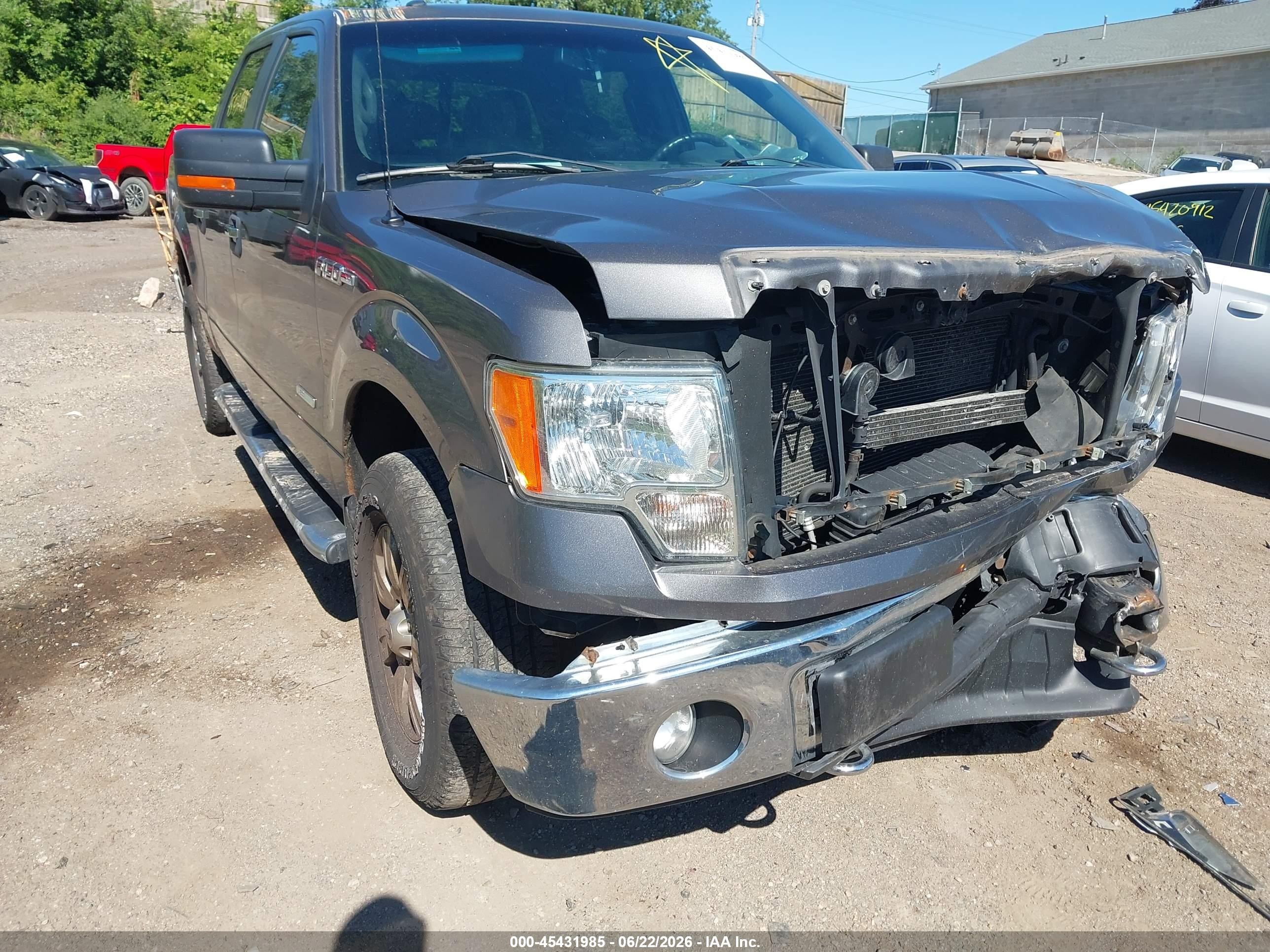 2012 Ford F-150 Fx4/king Ranch/lariat/platinum/xl/xlt Gray vin: 1FTFW1ET3CKE35119