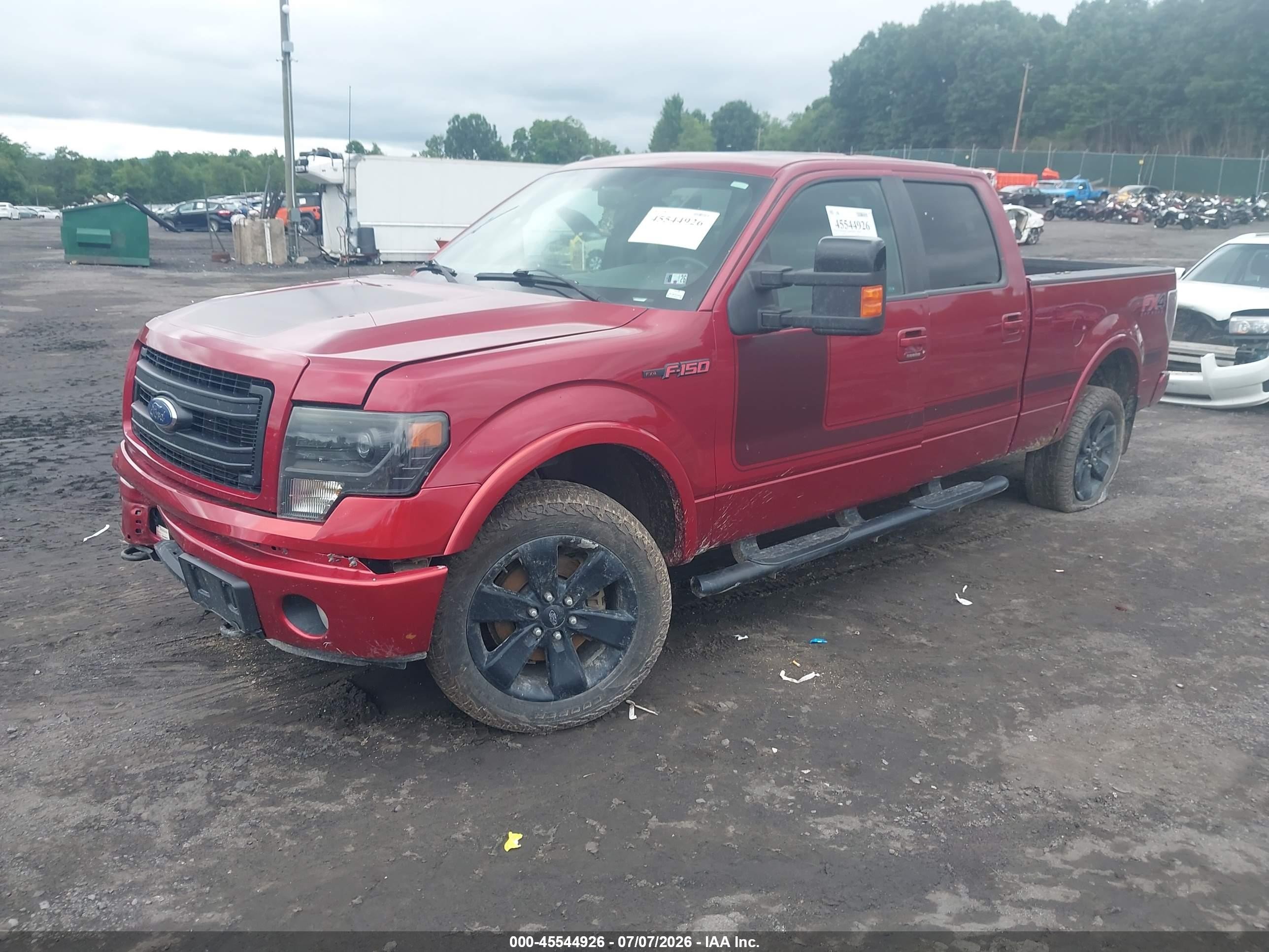 2013 Ford F-150 Fx4/king Ranch/lariat/limited/platinum/xl/xlt Red vin: 1FTFW1ET3DFA08968