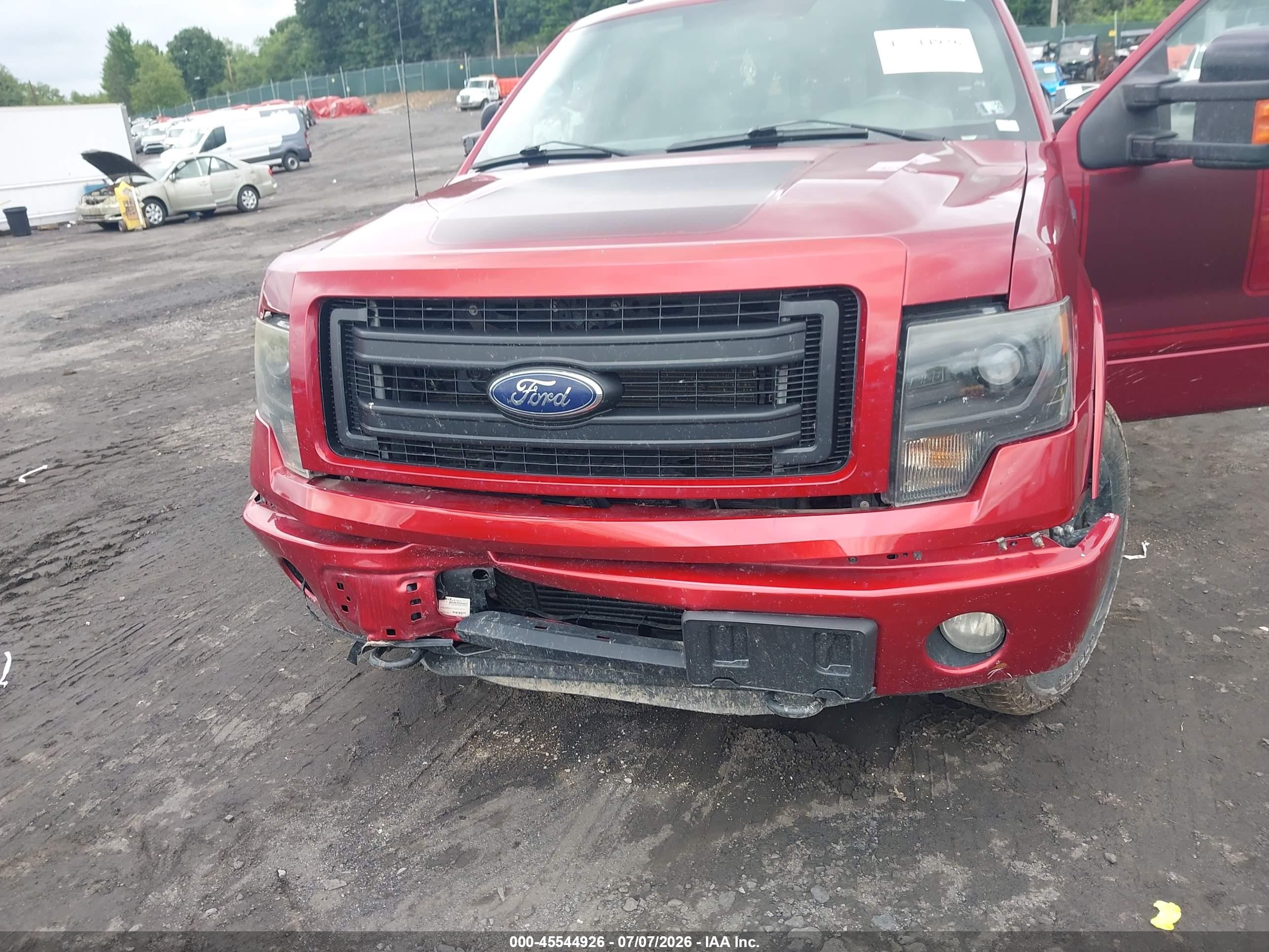 2013 Ford F-150 Fx4/king Ranch/lariat/limited/platinum/xl/xlt Red vin: 1FTFW1ET3DFA08968