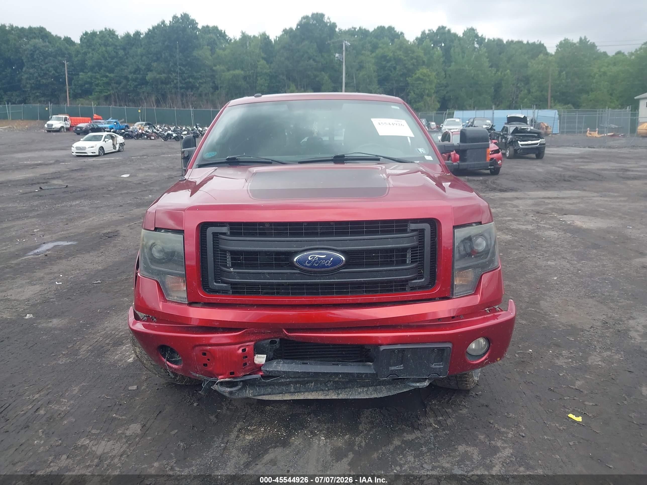 2013 Ford F-150 Fx4/king Ranch/lariat/limited/platinum/xl/xlt Red vin: 1FTFW1ET3DFA08968