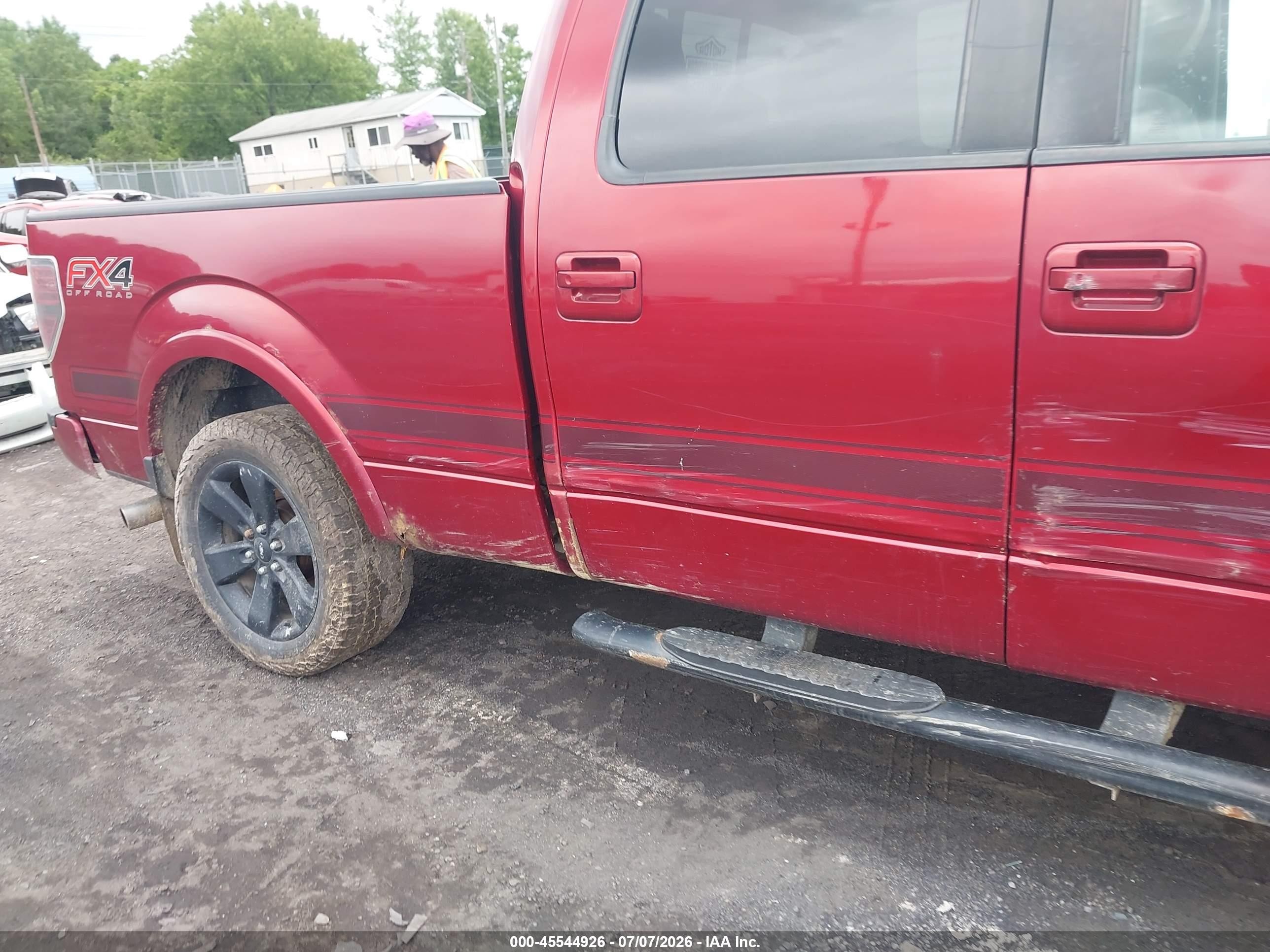 2013 Ford F-150 Fx4/king Ranch/lariat/limited/platinum/xl/xlt Red vin: 1FTFW1ET3DFA08968