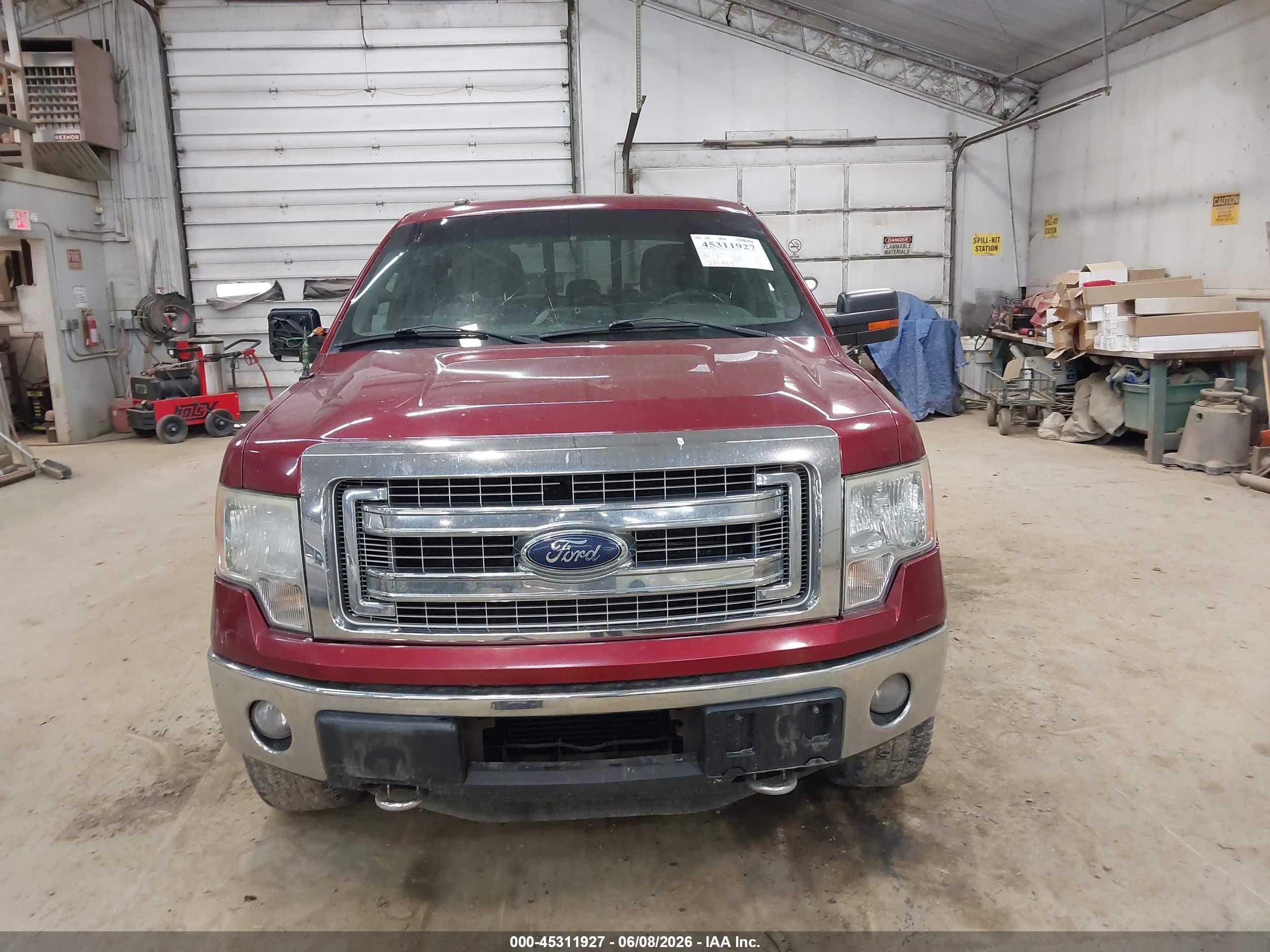 2013 Ford F-150 Xlt Red vin: 1FTFW1ET3DFA36303