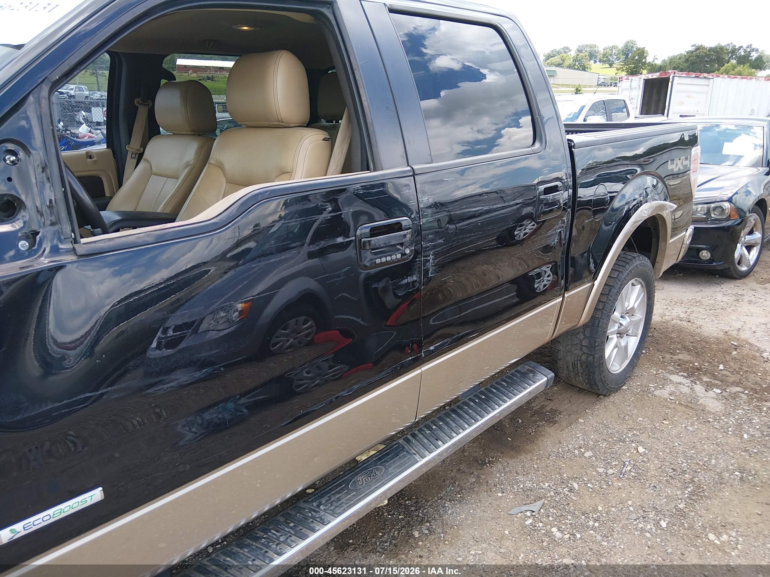 2013 Ford F-150 Lariat Black vin: 1FTFW1ET3DFA38312