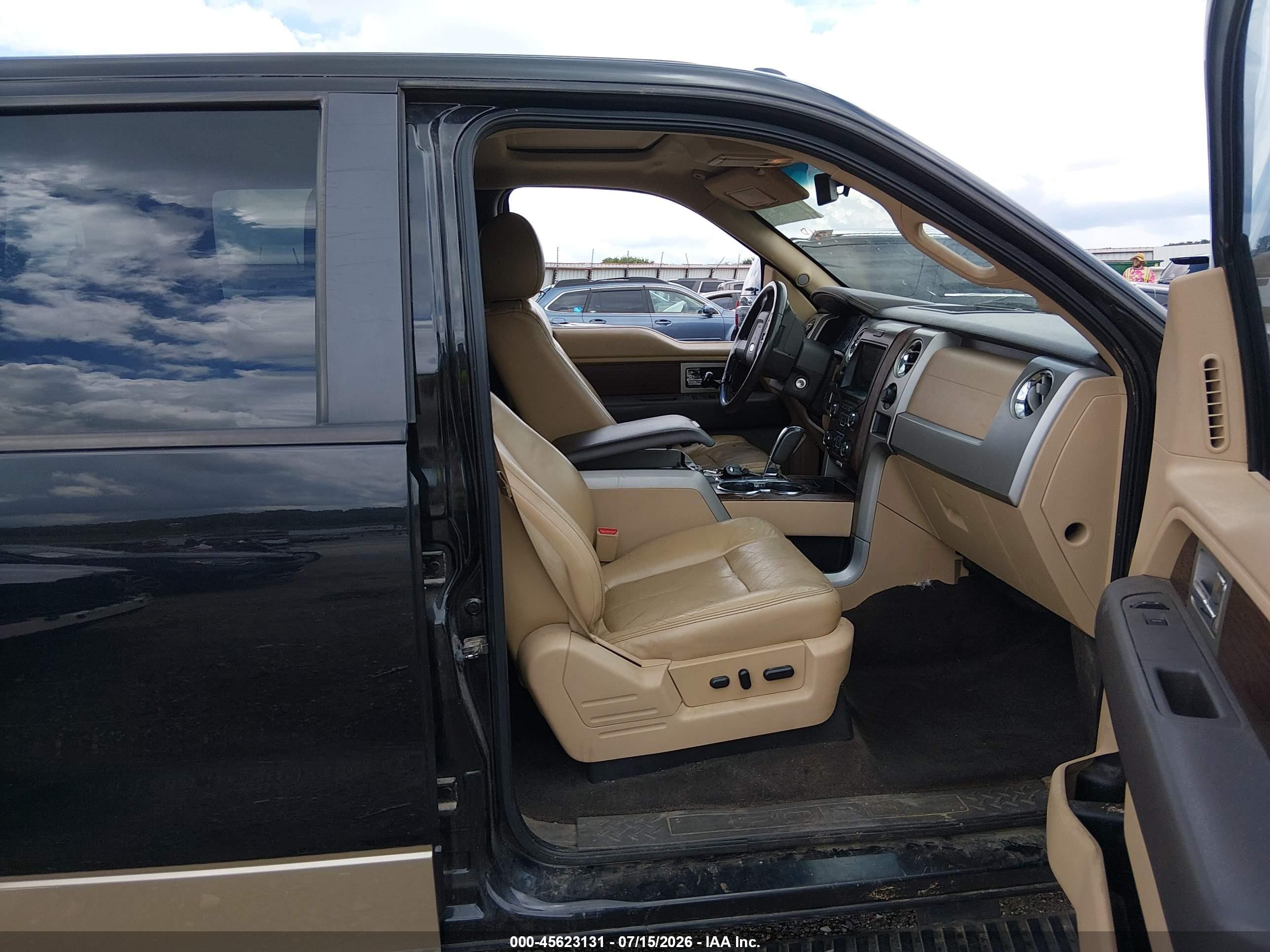 2013 Ford F-150 Lariat Black vin: 1FTFW1ET3DFA38312