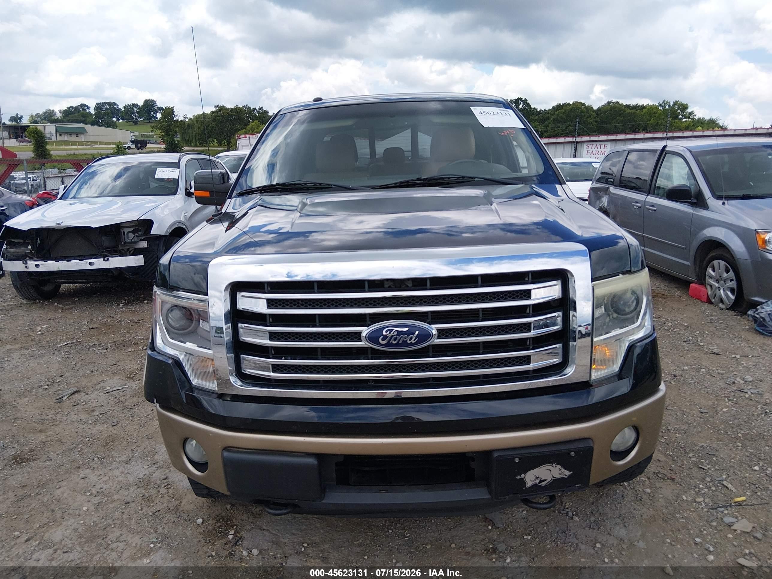 2013 Ford F-150 Lariat Black vin: 1FTFW1ET3DFA38312
