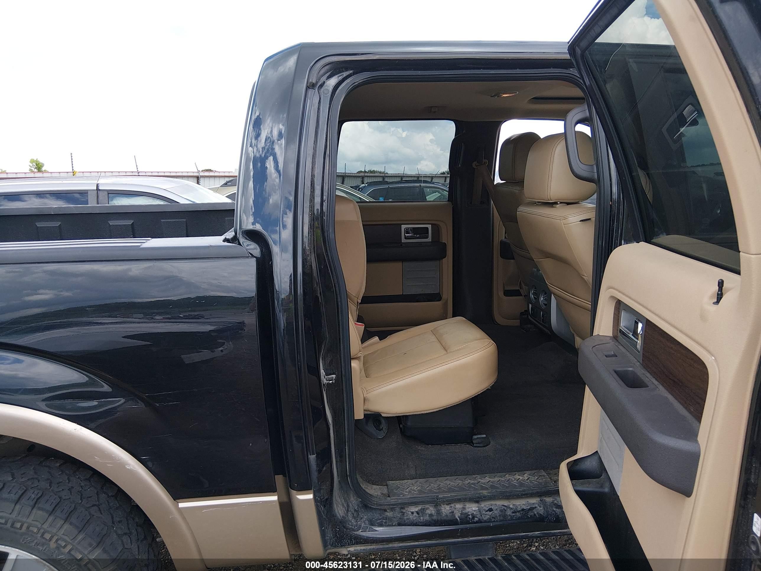 2013 Ford F-150 Lariat Black vin: 1FTFW1ET3DFA38312