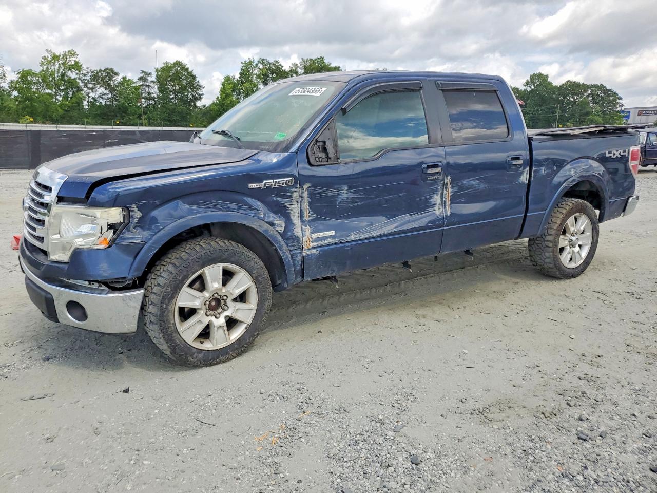2013 Ford F150 Supercrew Blue vin: 1FTFW1ET3DFA47785