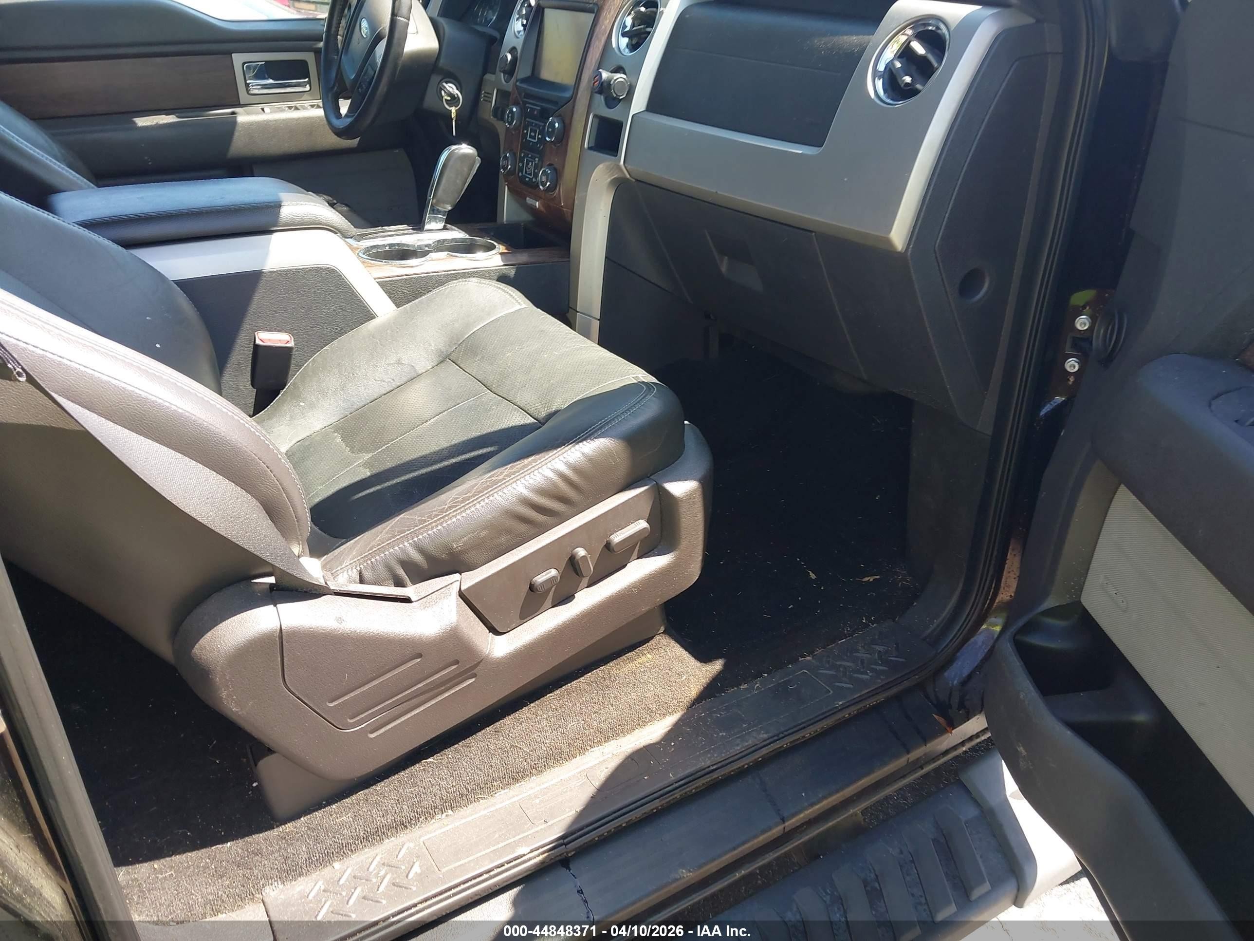 2013 Ford F-150 Lariat Black vin: 1FTFW1ET3DFB16829