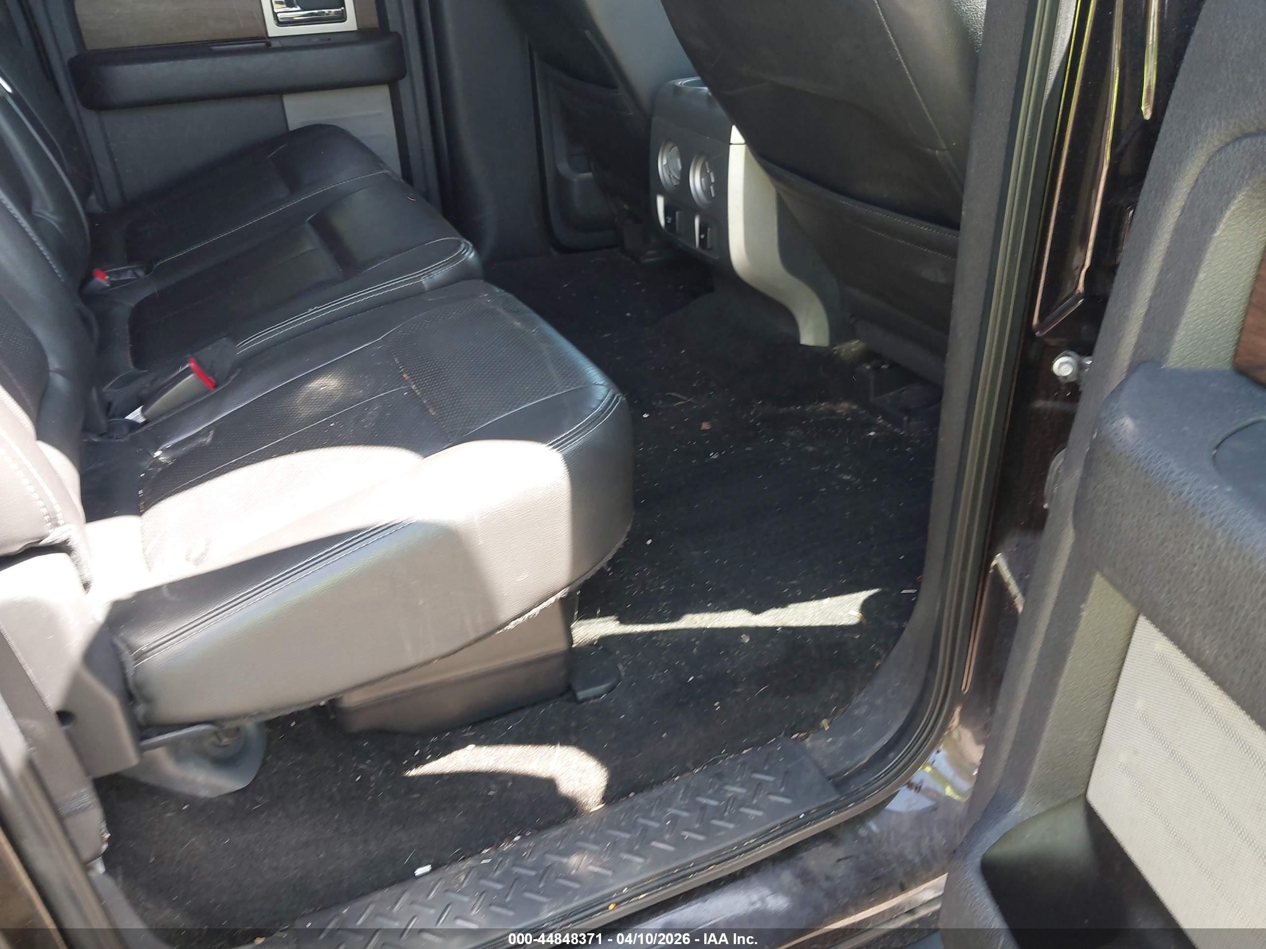 2013 Ford F-150 Lariat Black vin: 1FTFW1ET3DFB16829