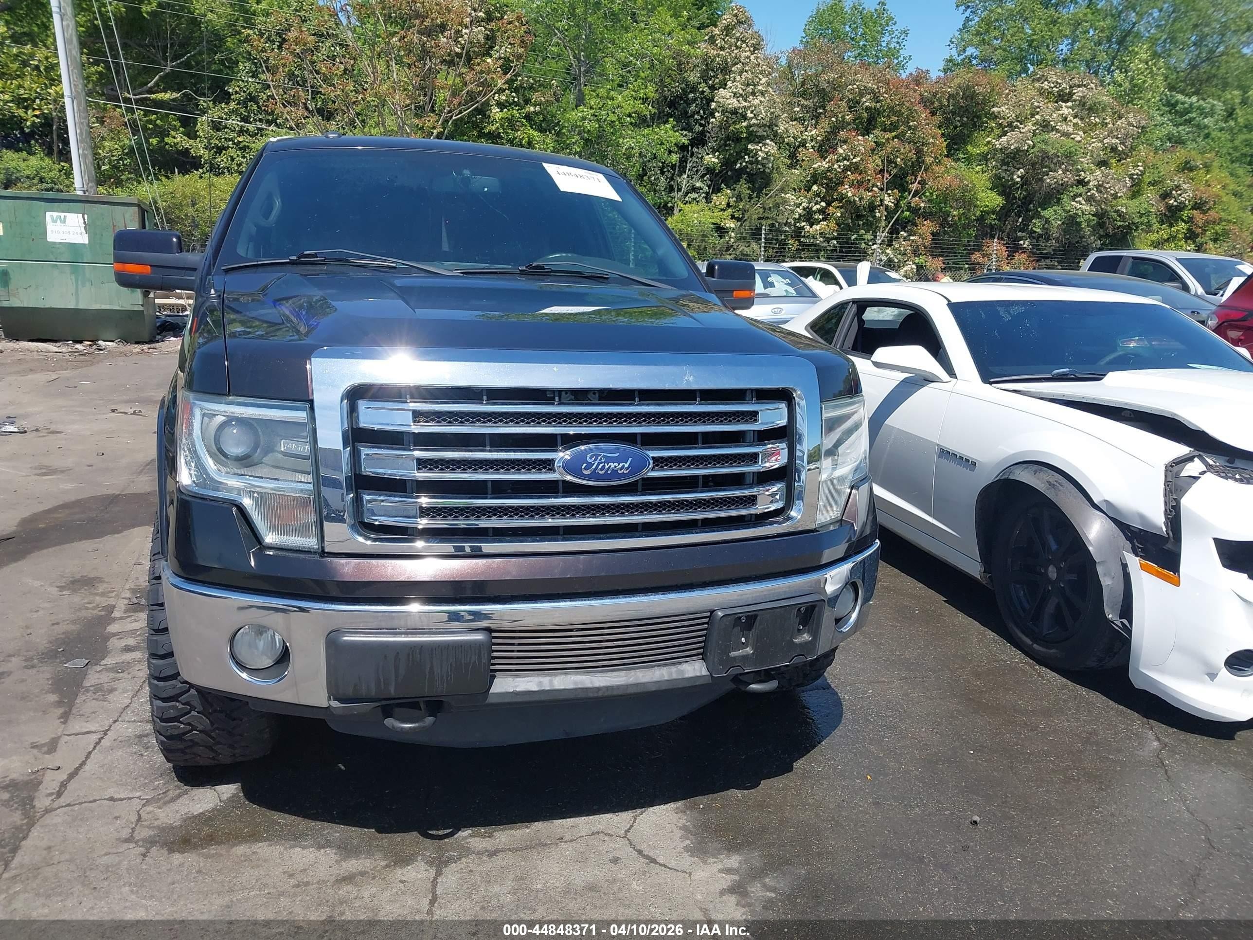 2013 Ford F-150 Lariat Black vin: 1FTFW1ET3DFB16829