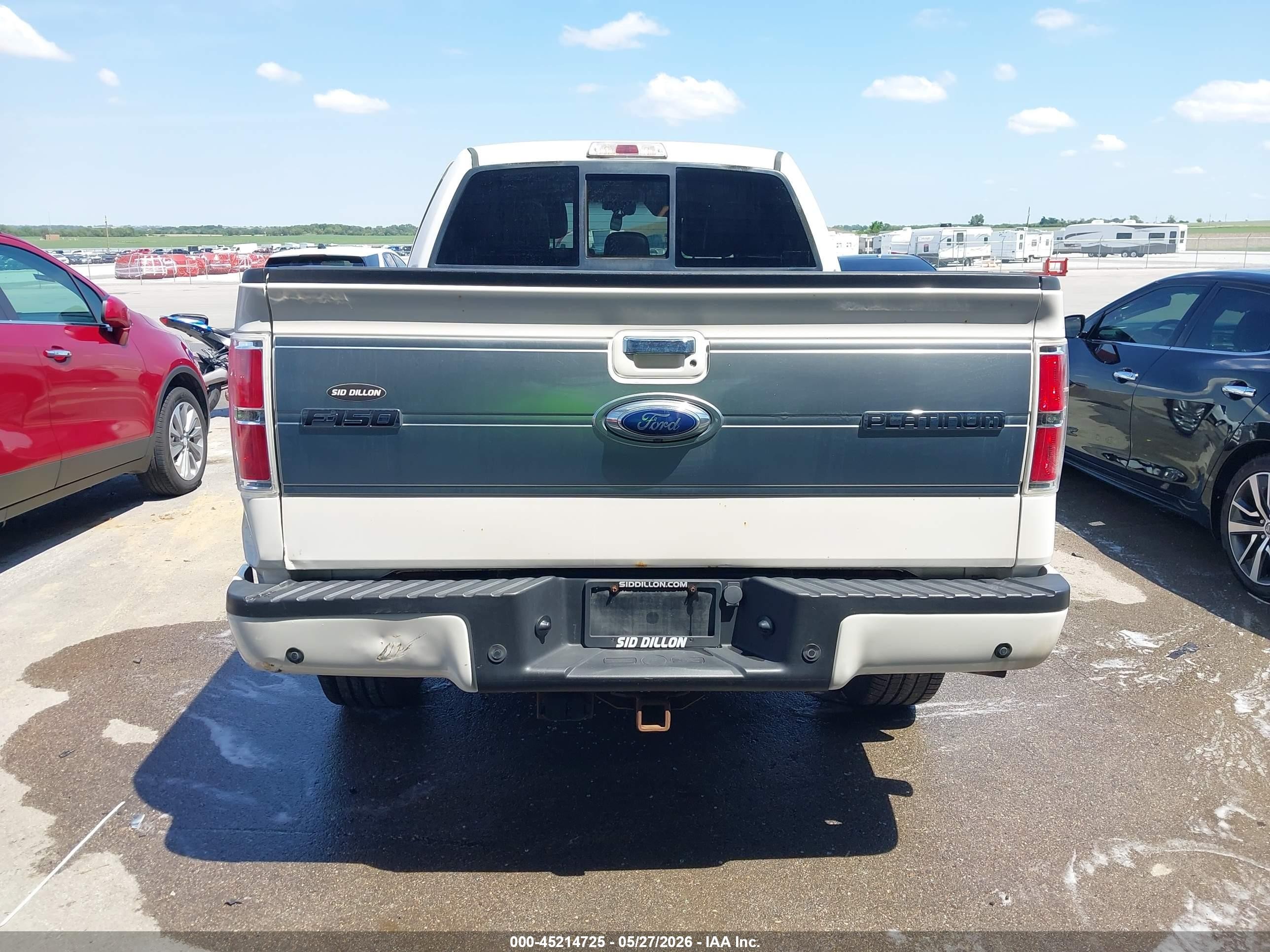 2013 Ford F-150 Platinum White vin: 1FTFW1ET3DFB37728