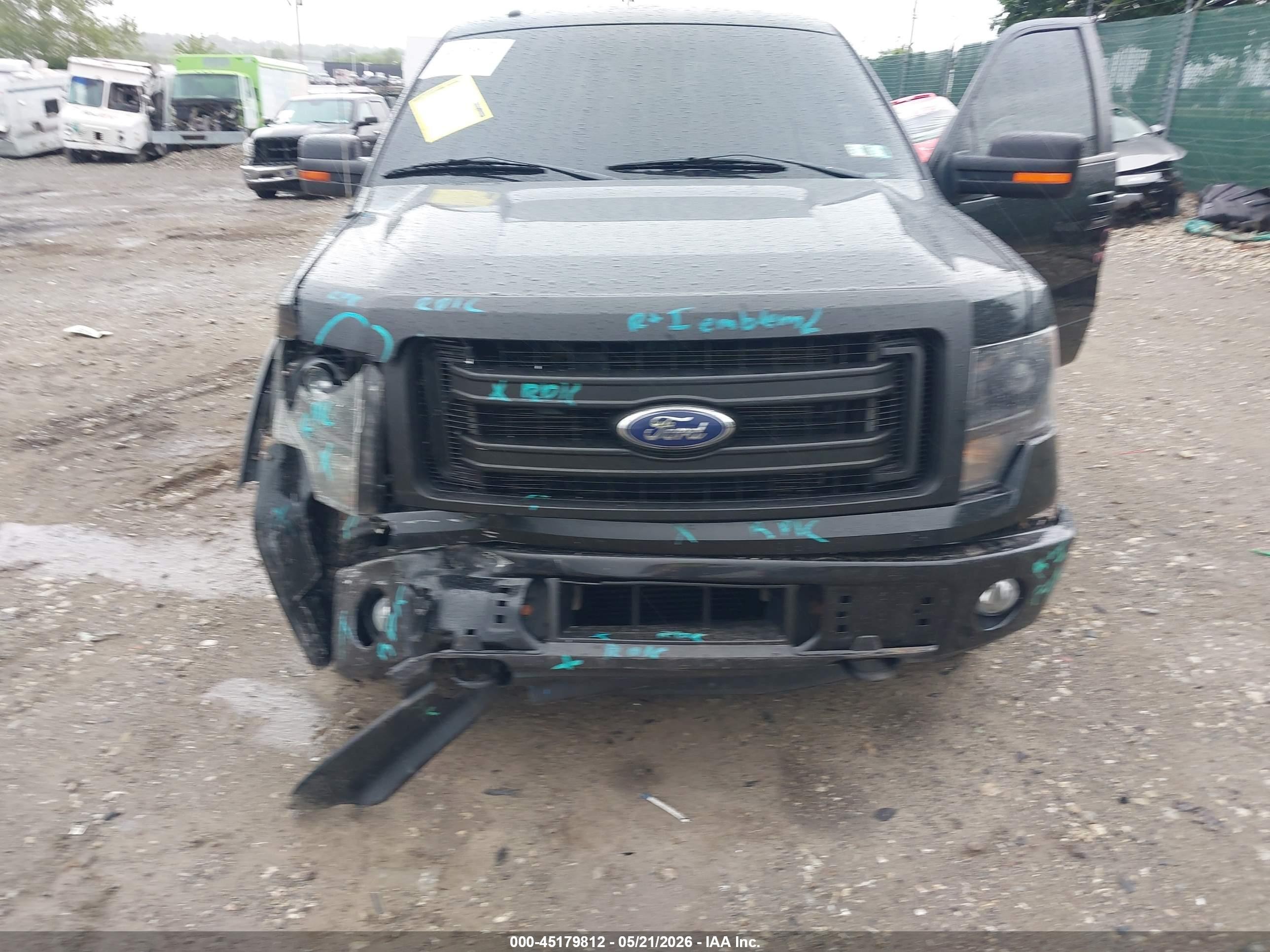 2013 Ford F-150 Fx4 Black vin: 1FTFW1ET3DFB39530
