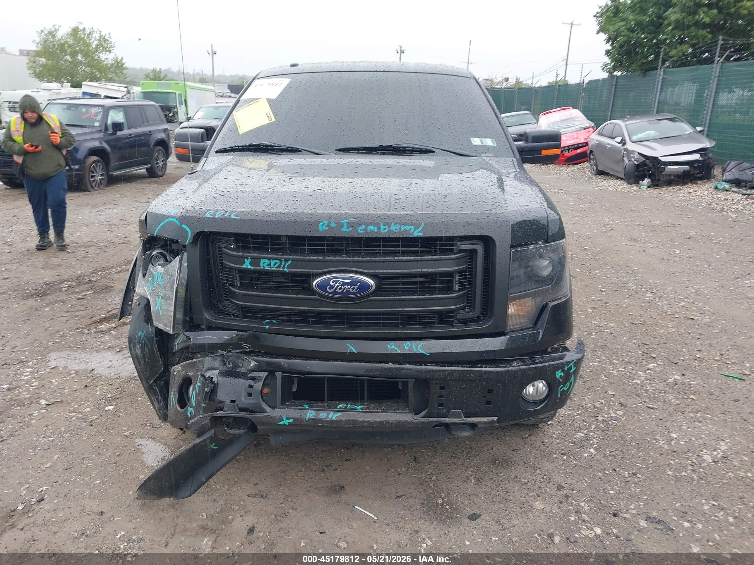 2013 Ford F-150 Fx4 Black vin: 1FTFW1ET3DFB39530