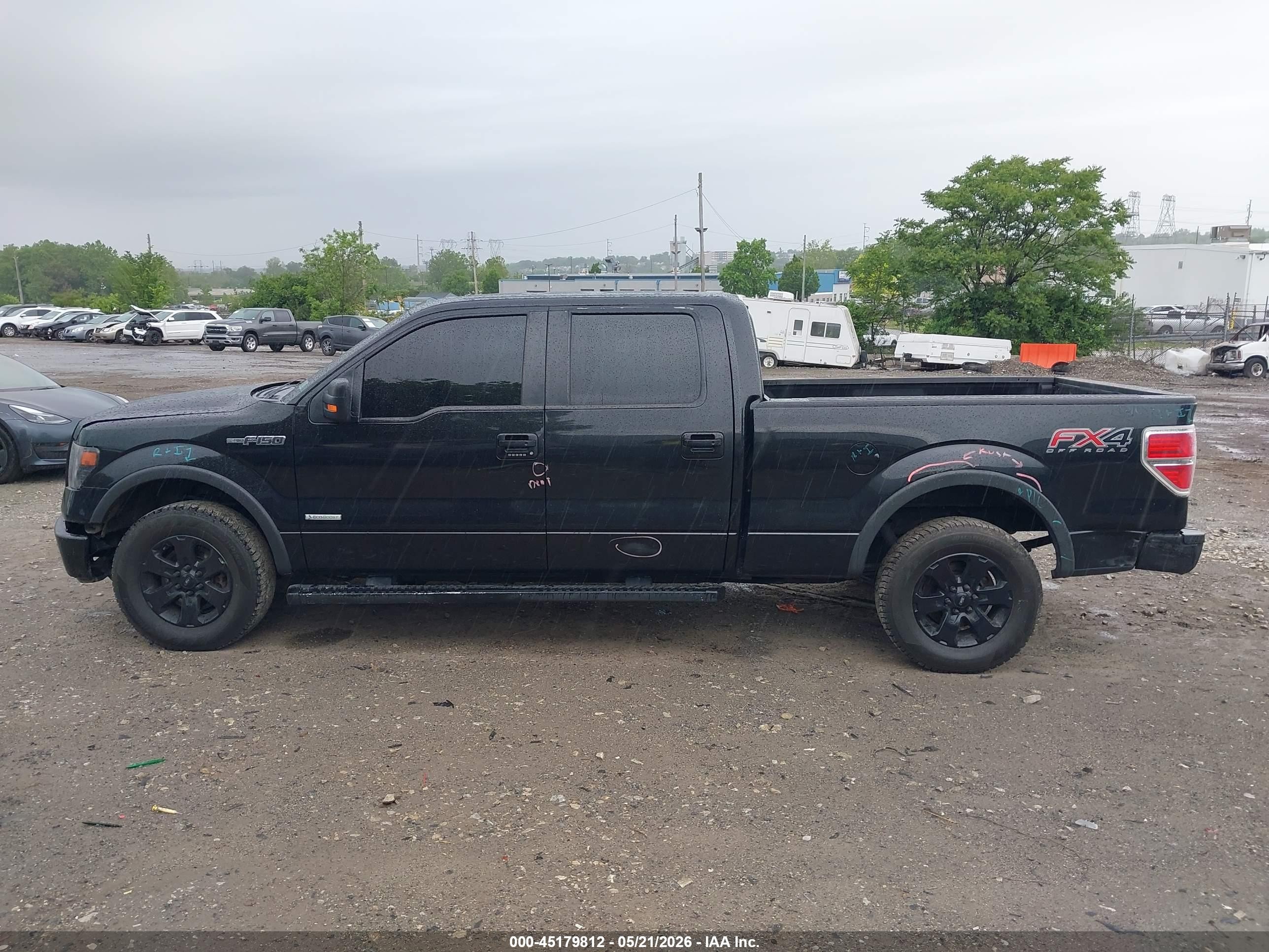2013 Ford F-150 Fx4 Black vin: 1FTFW1ET3DFB39530