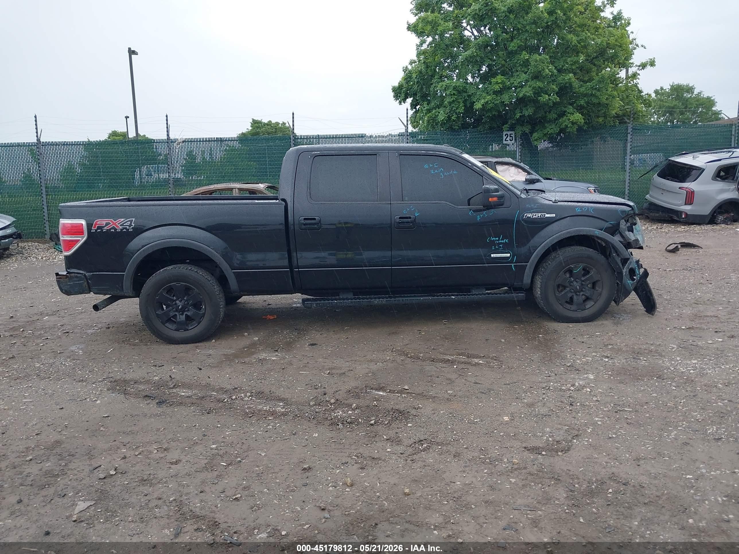 2013 Ford F-150 Fx4 Black vin: 1FTFW1ET3DFB39530