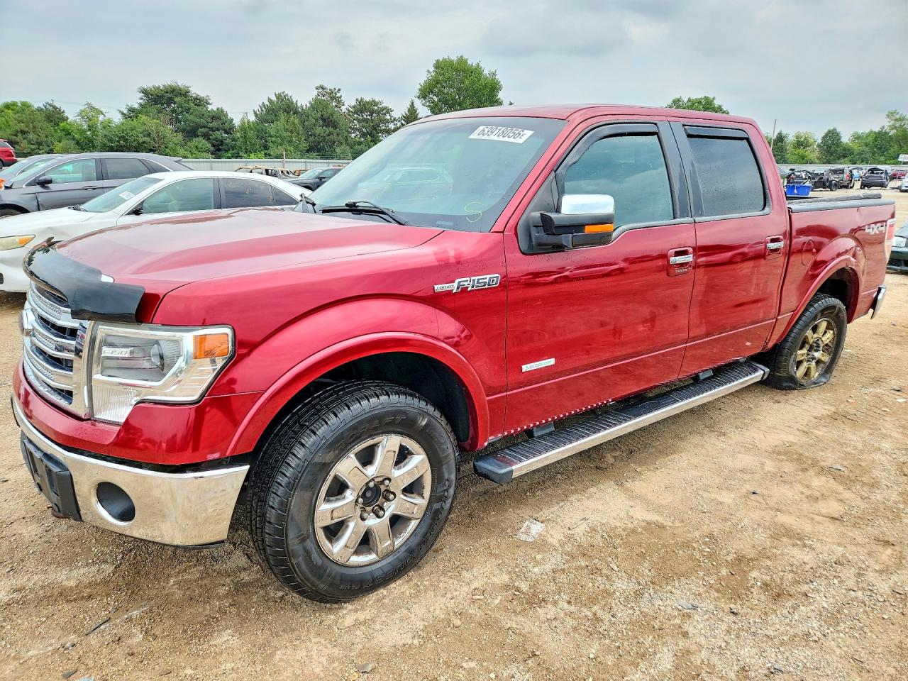 2013 Ford F150 Supercrew Burgundy vin: 1FTFW1ET3DFB58224