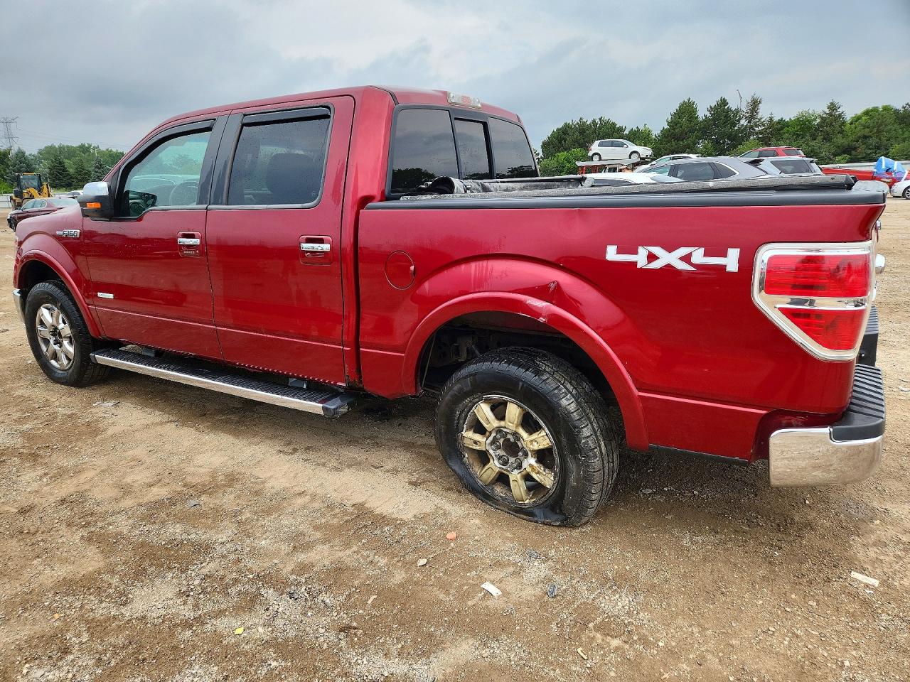 2013 Ford F150 Supercrew Burgundy vin: 1FTFW1ET3DFB58224