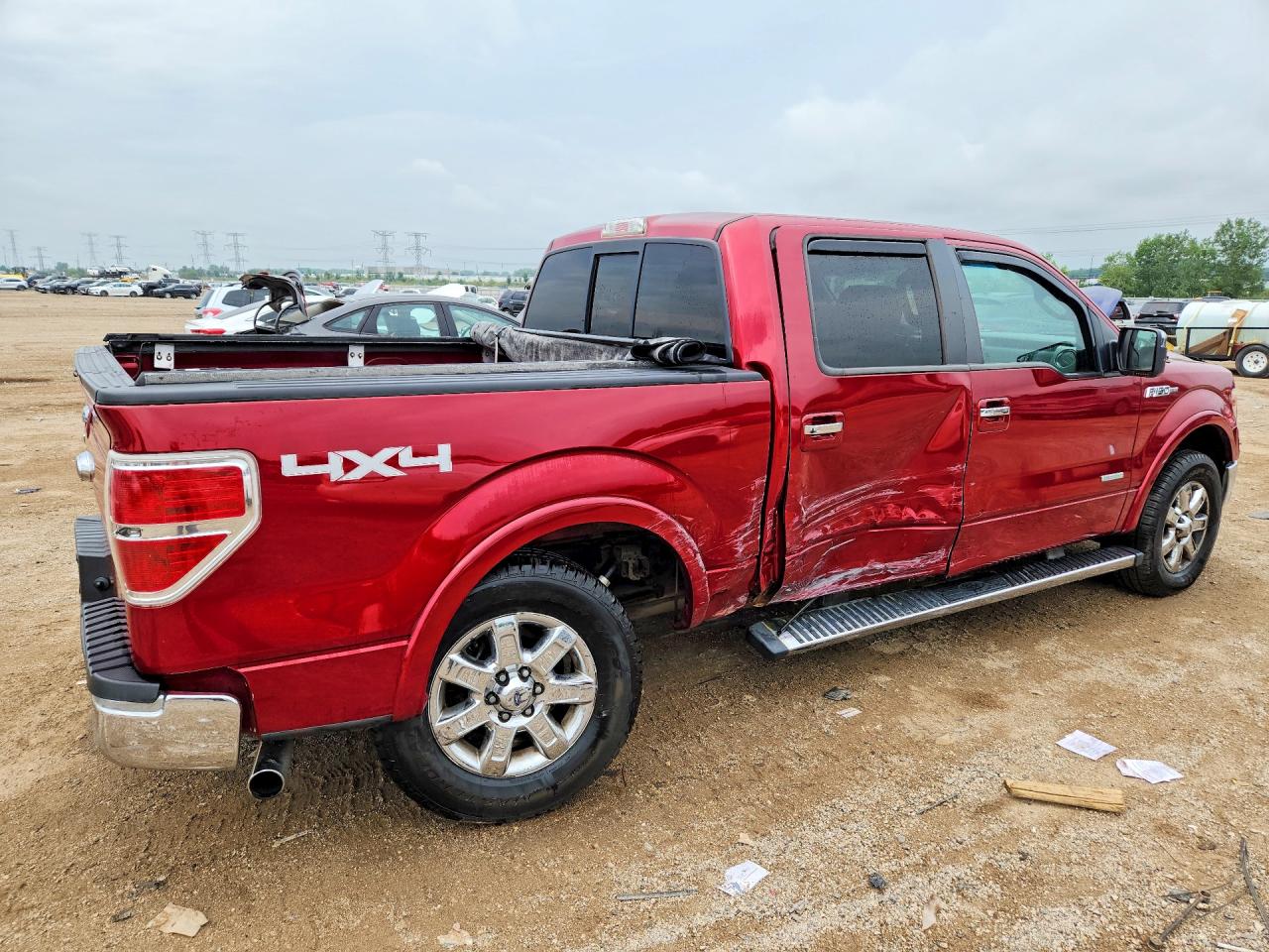 2013 Ford F150 Supercrew Burgundy vin: 1FTFW1ET3DFB58224