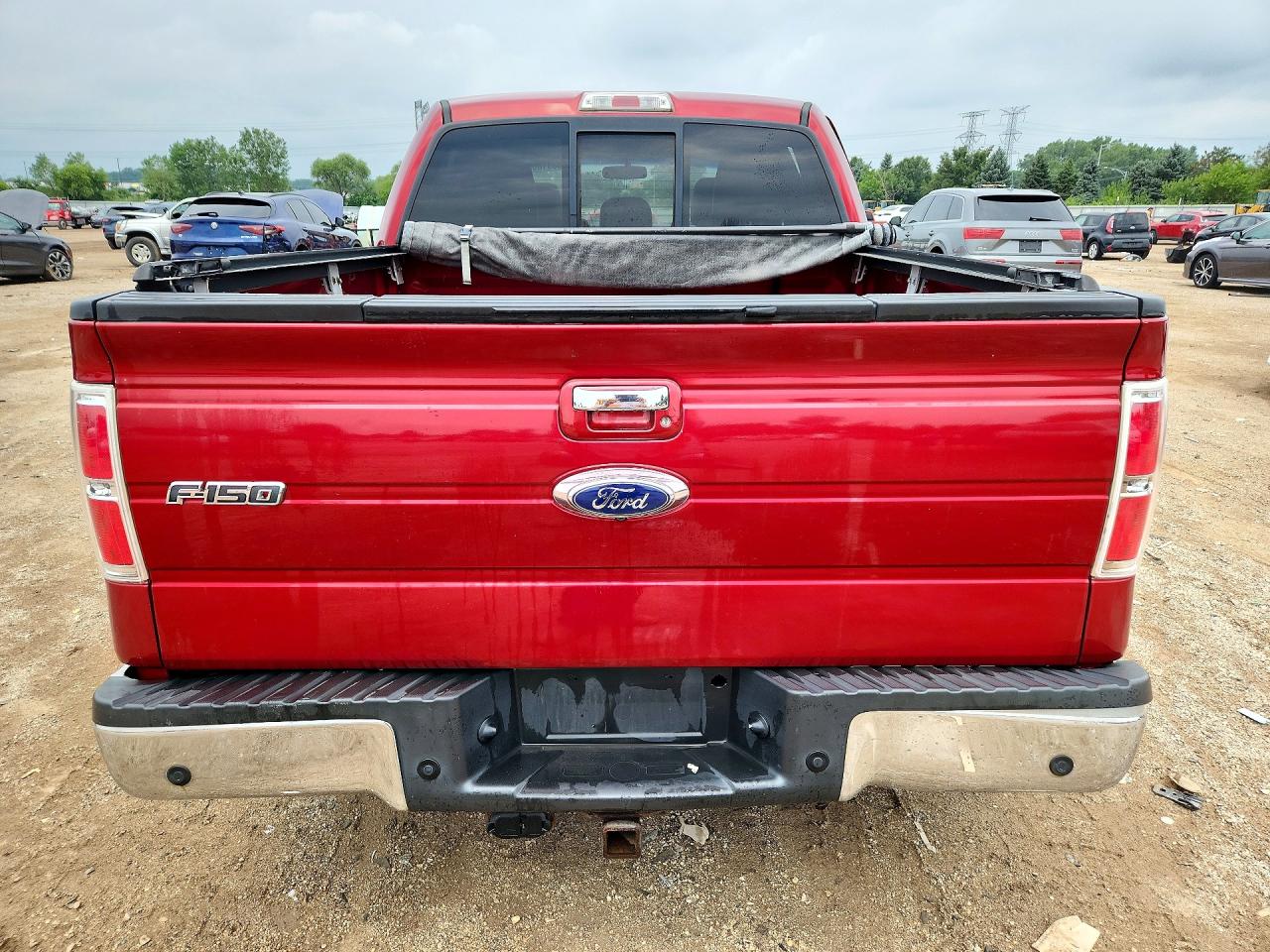 2013 Ford F150 Supercrew Burgundy vin: 1FTFW1ET3DFB58224