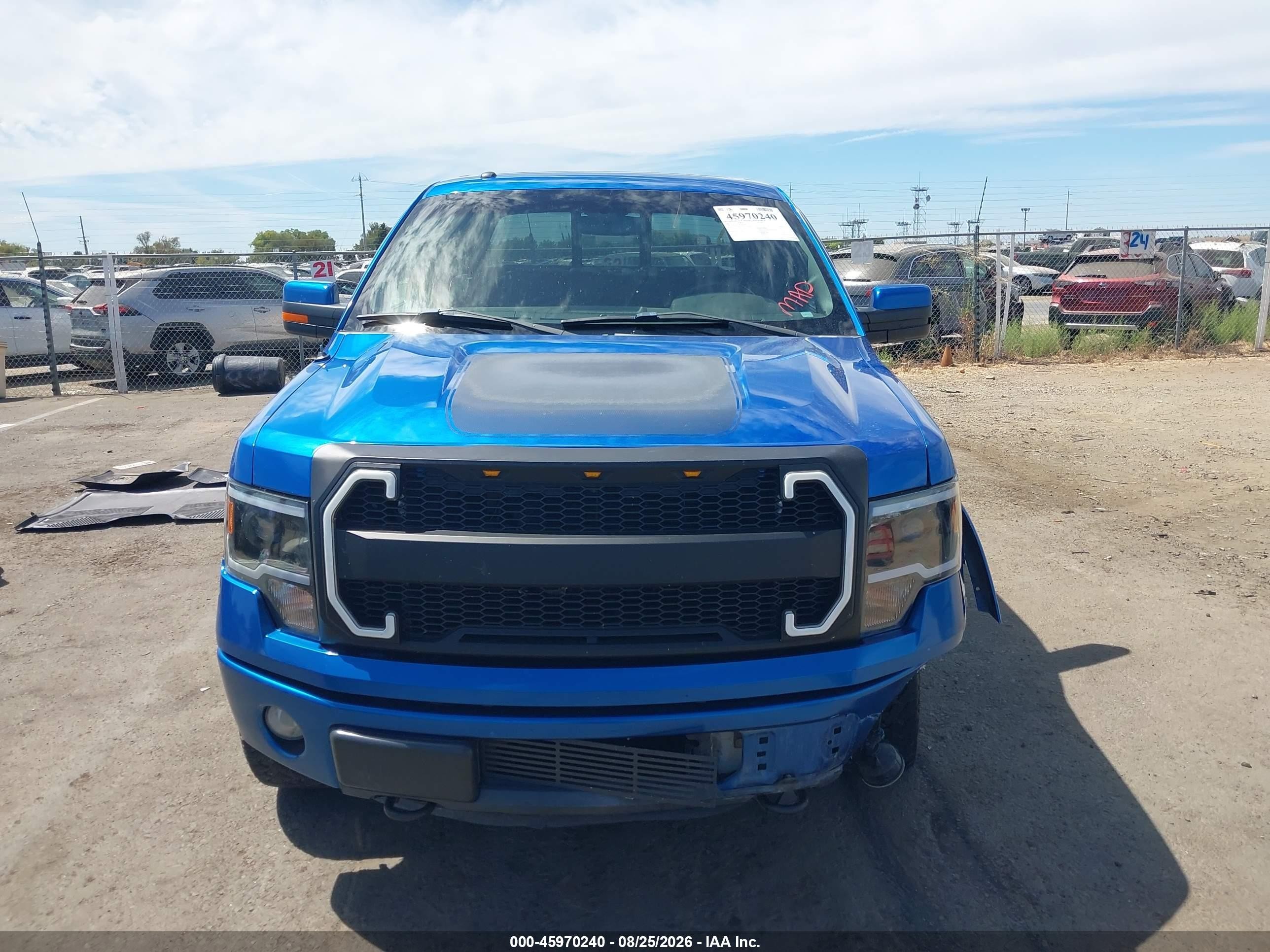 2013 Ford F-150 Fx4 Blue vin: 1FTFW1ET3DFB93765