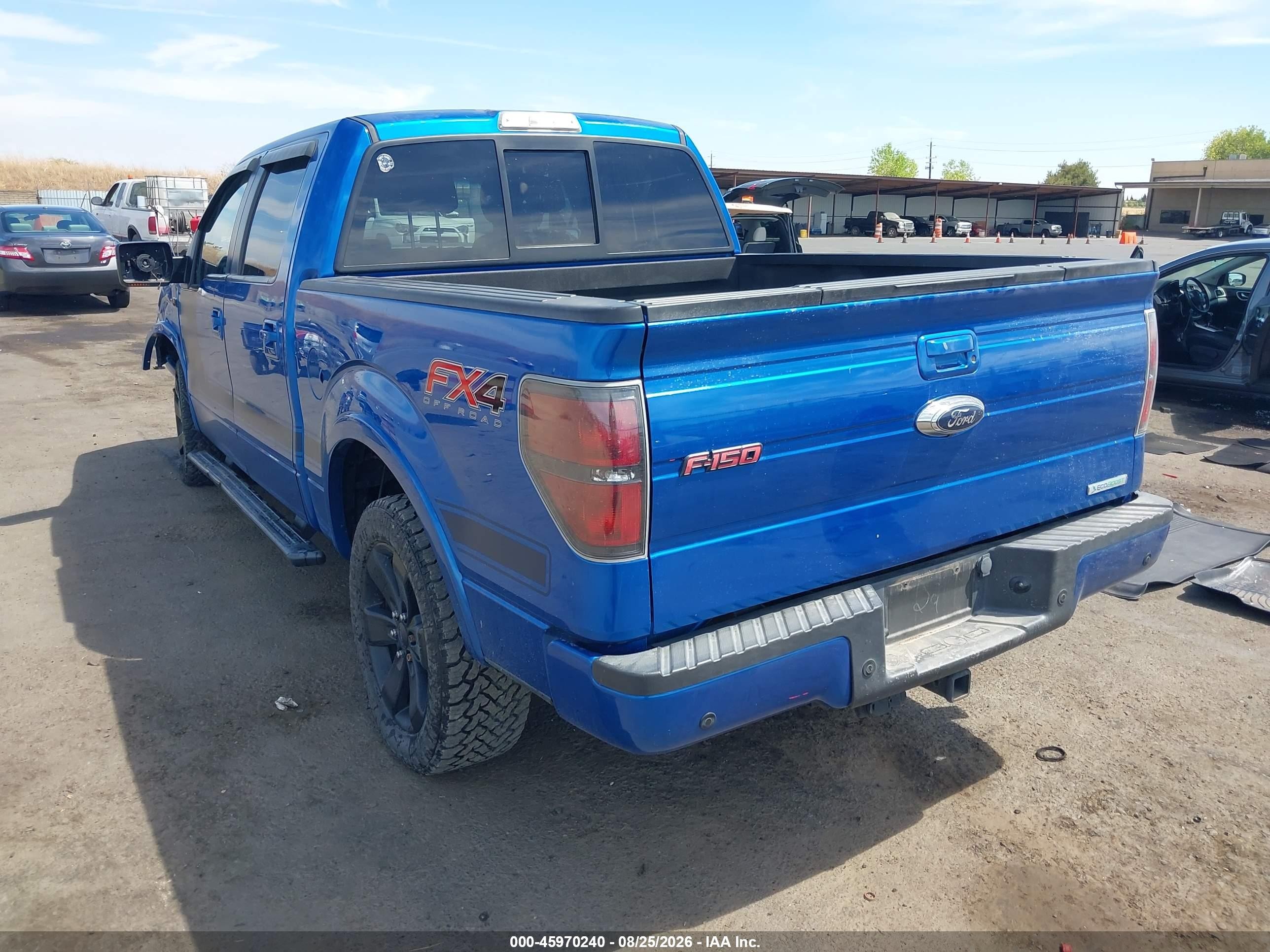 2013 Ford F-150 Fx4 Blue vin: 1FTFW1ET3DFB93765