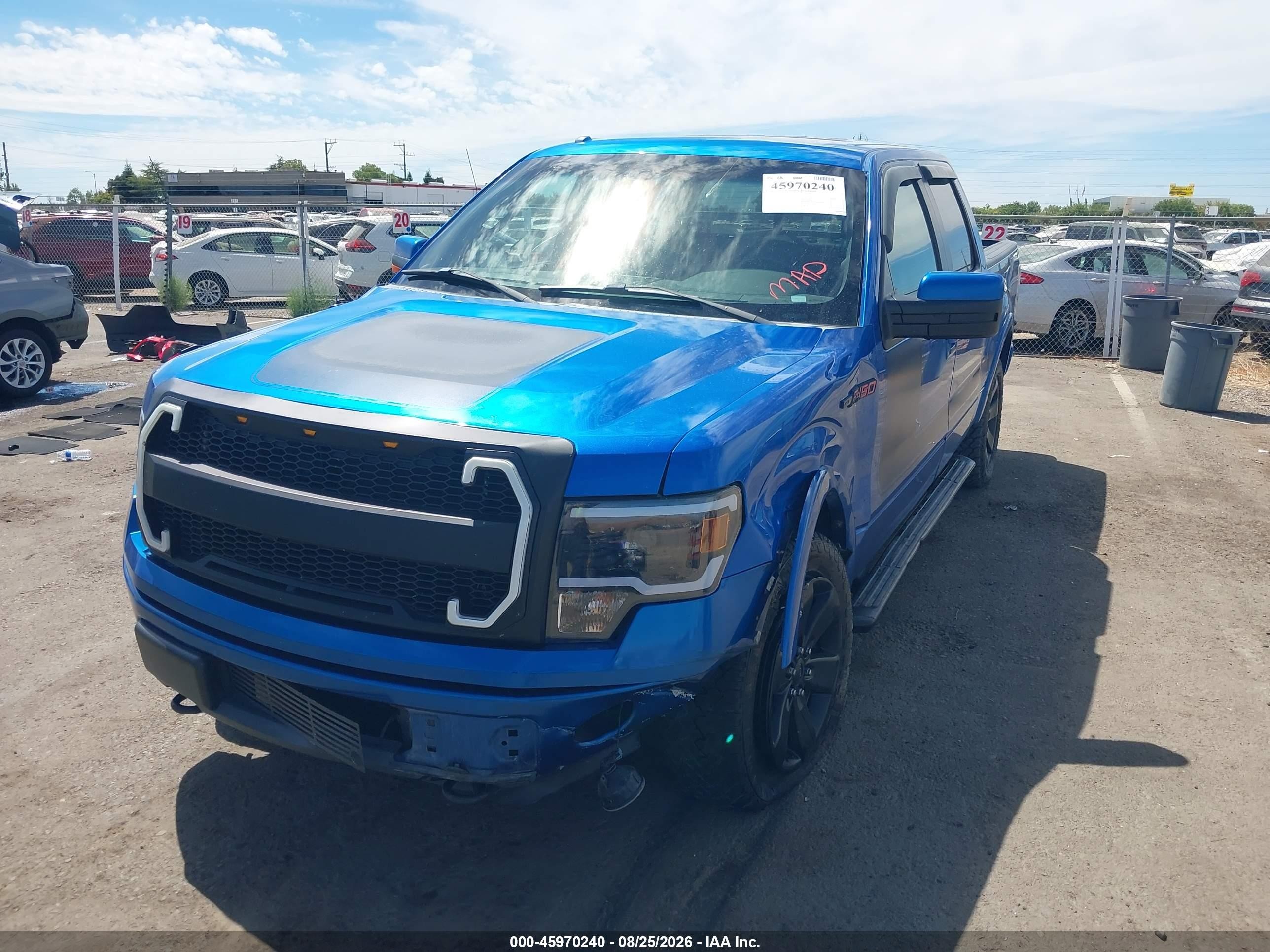 2013 Ford F-150 Fx4 Blue vin: 1FTFW1ET3DFB93765