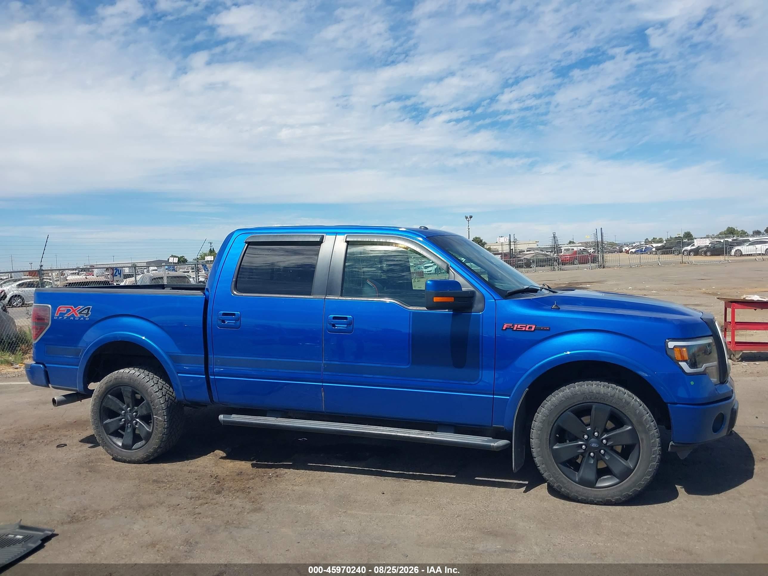 2013 Ford F-150 Fx4 Blue vin: 1FTFW1ET3DFB93765