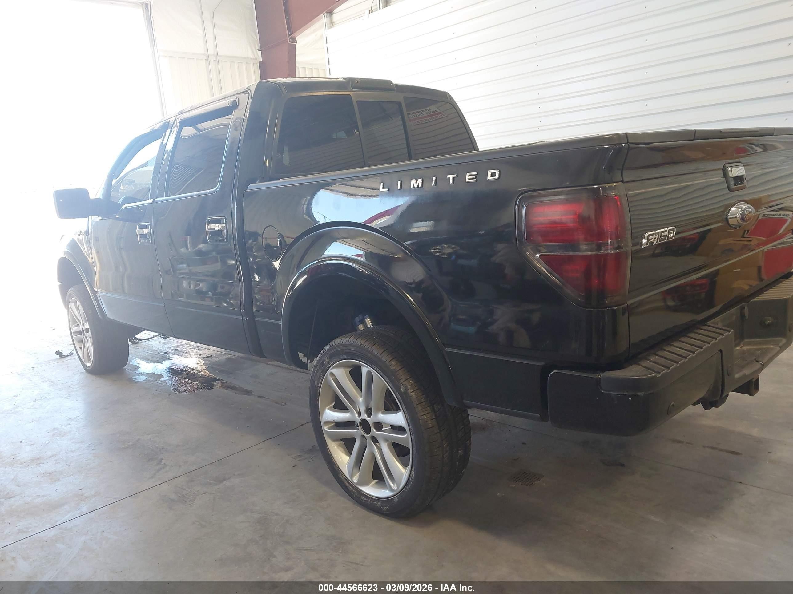 2013 Ford F-150 Limited Black vin: 1FTFW1ET3DFB97816