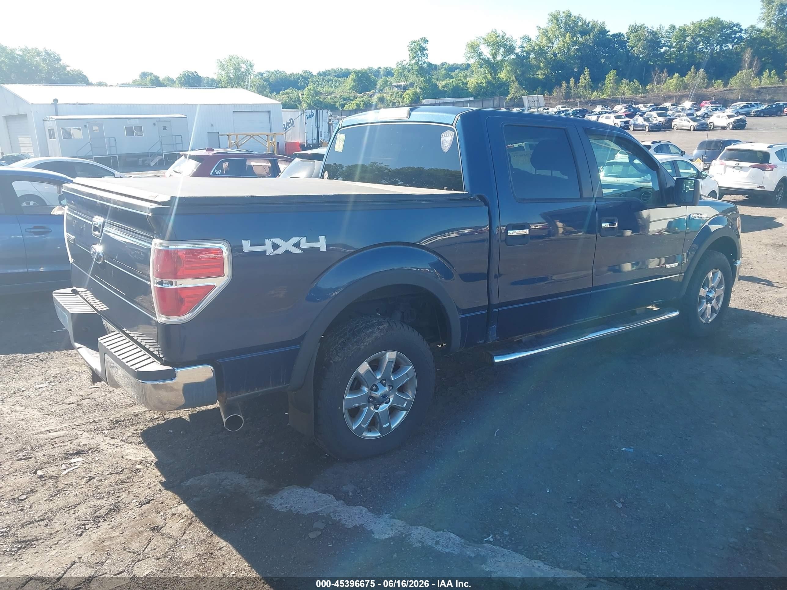 2013 Ford F-150 Xlt Blue vin: 1FTFW1ET3DFC38140