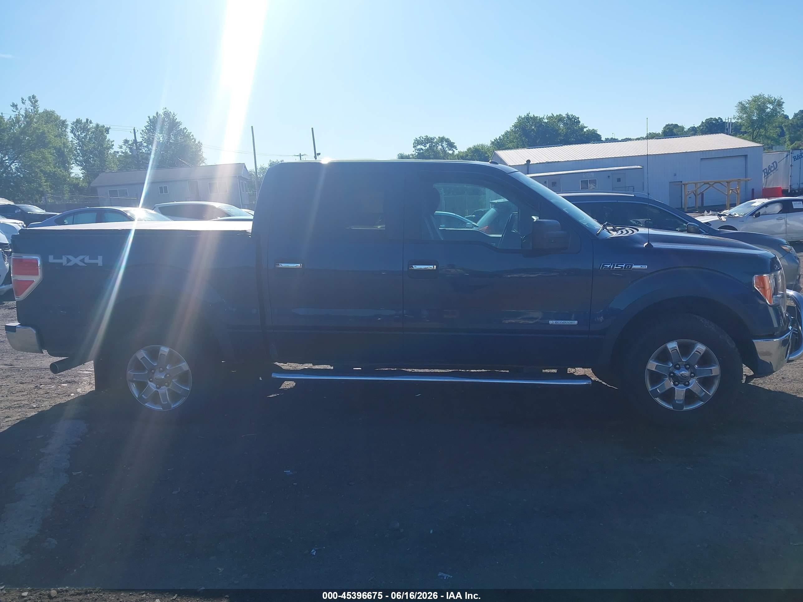 2013 Ford F-150 Xlt Blue vin: 1FTFW1ET3DFC38140