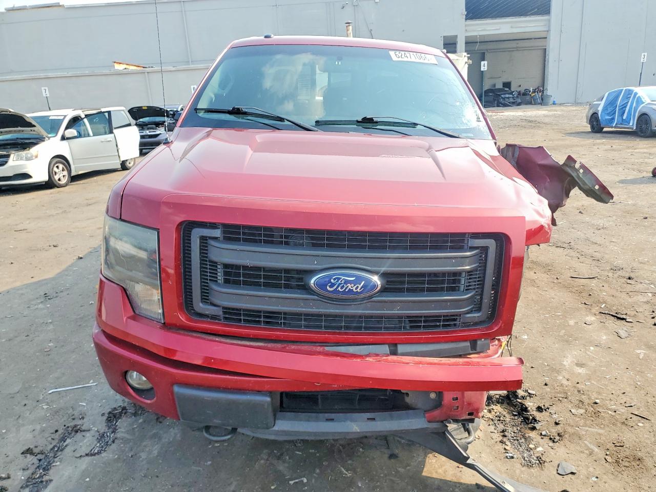 2013 Ford F150 Supercrew Red vin: 1FTFW1ET3DFC53351