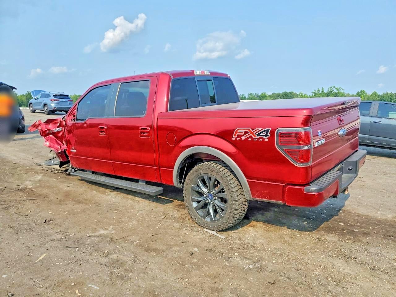 2013 Ford F150 Supercrew Red vin: 1FTFW1ET3DFC53351