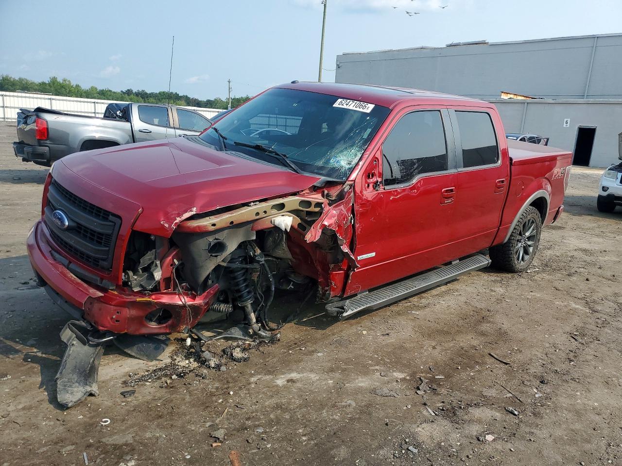 2013 Ford F150 Supercrew Red vin: 1FTFW1ET3DFC53351