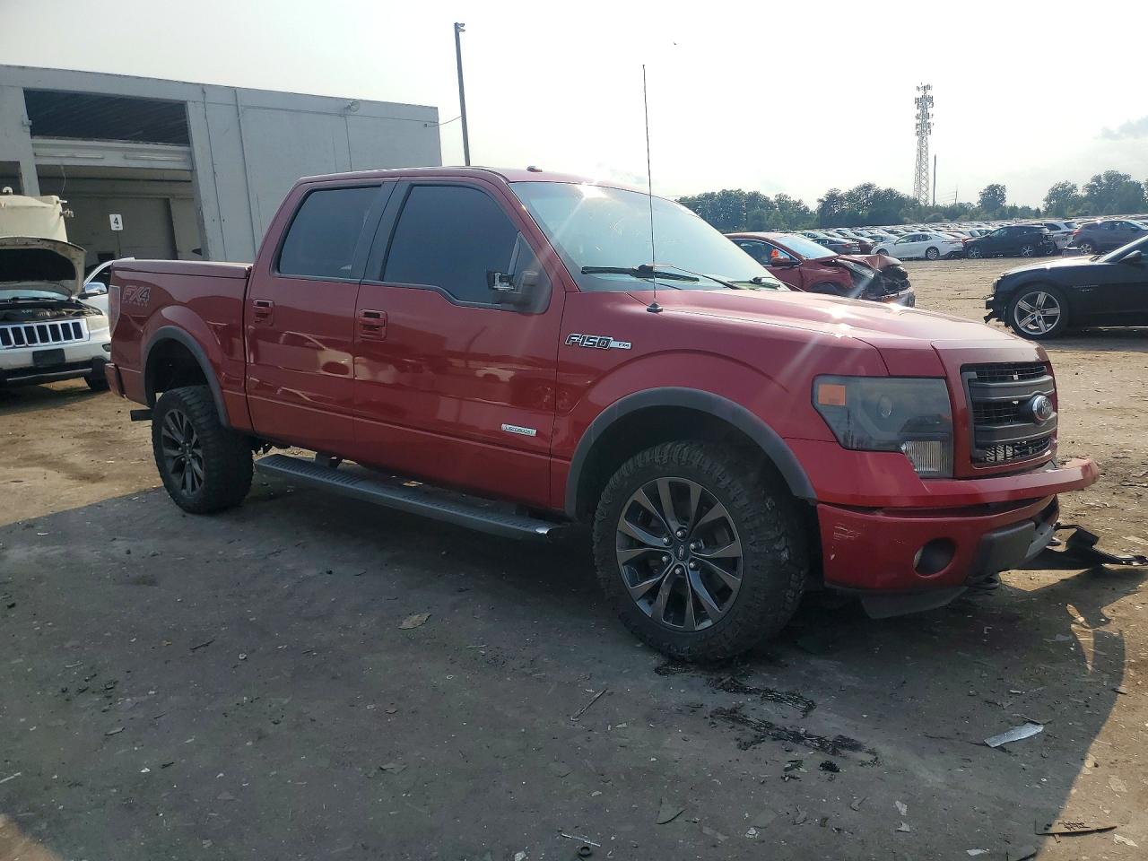 2013 Ford F150 Supercrew Red vin: 1FTFW1ET3DFC53351