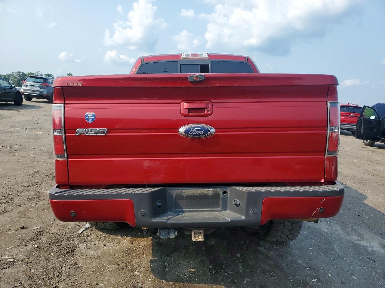 2013 Ford F150 Supercrew Red vin: 1FTFW1ET3DFC53351